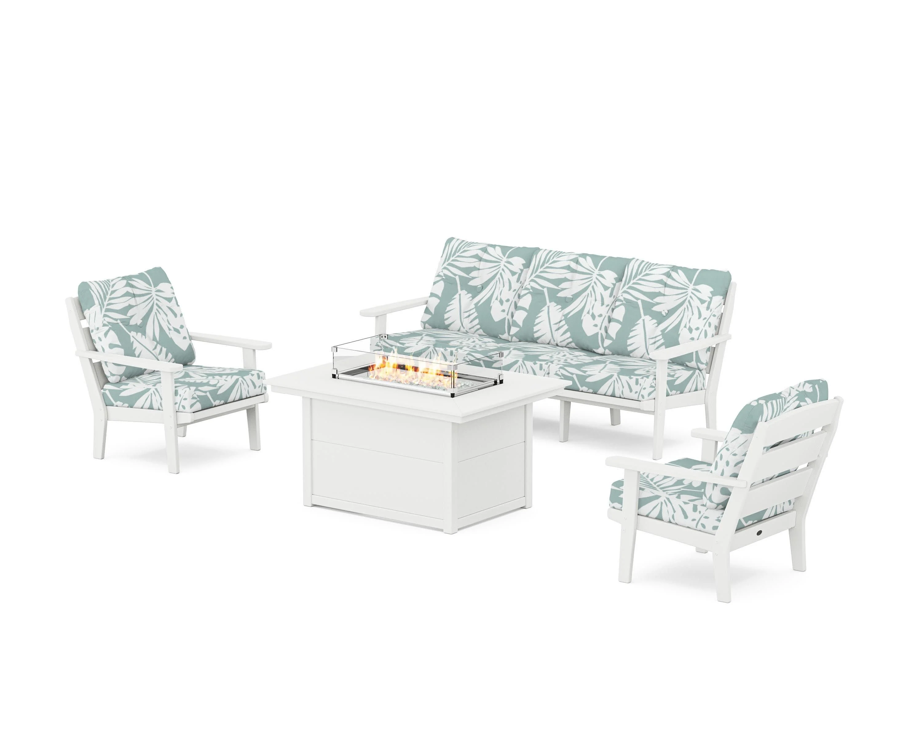 Lakeside Deep Seating Fire Pit Table Set - Image 66