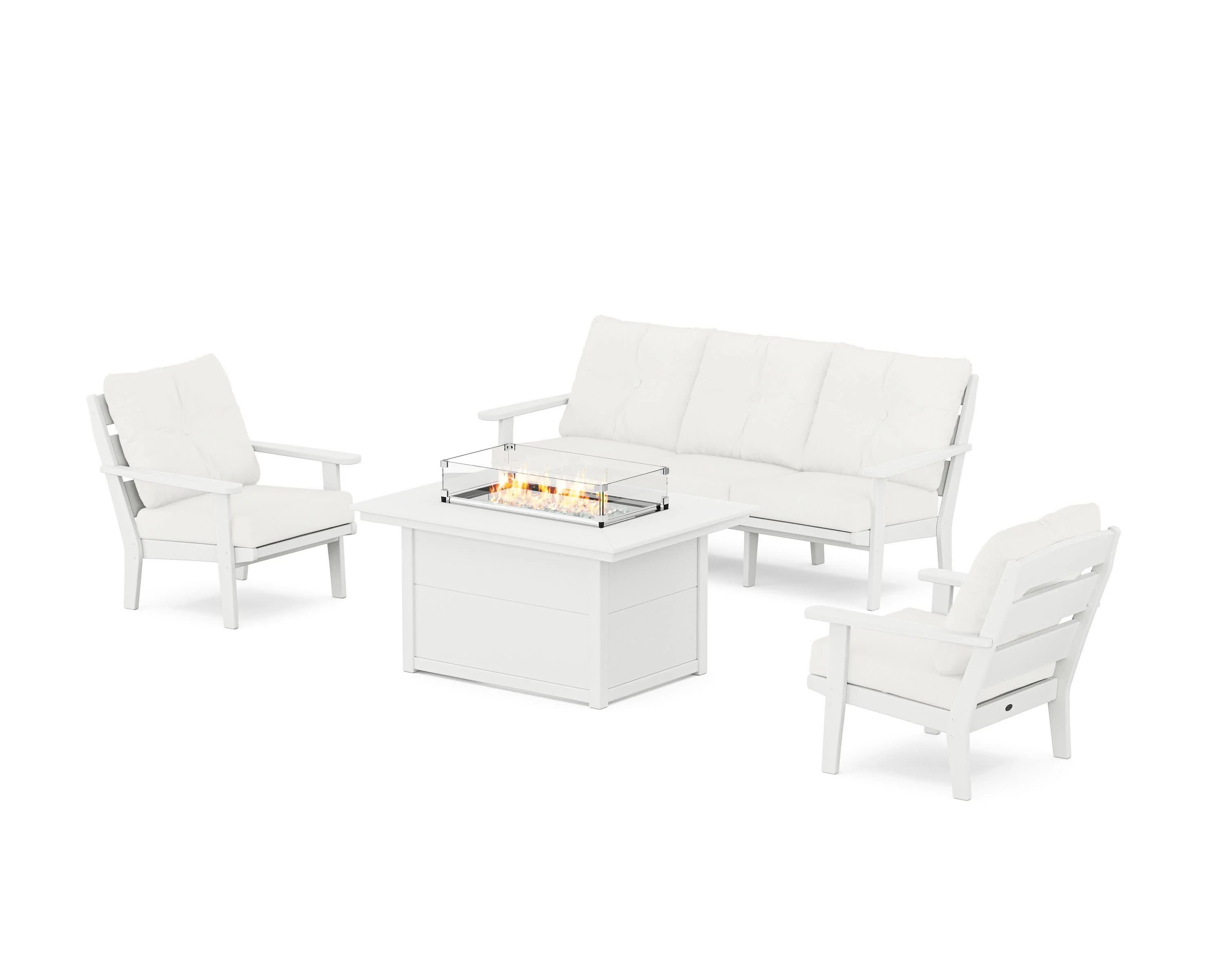 Lakeside Deep Seating Fire Pit Table Set - Image 68