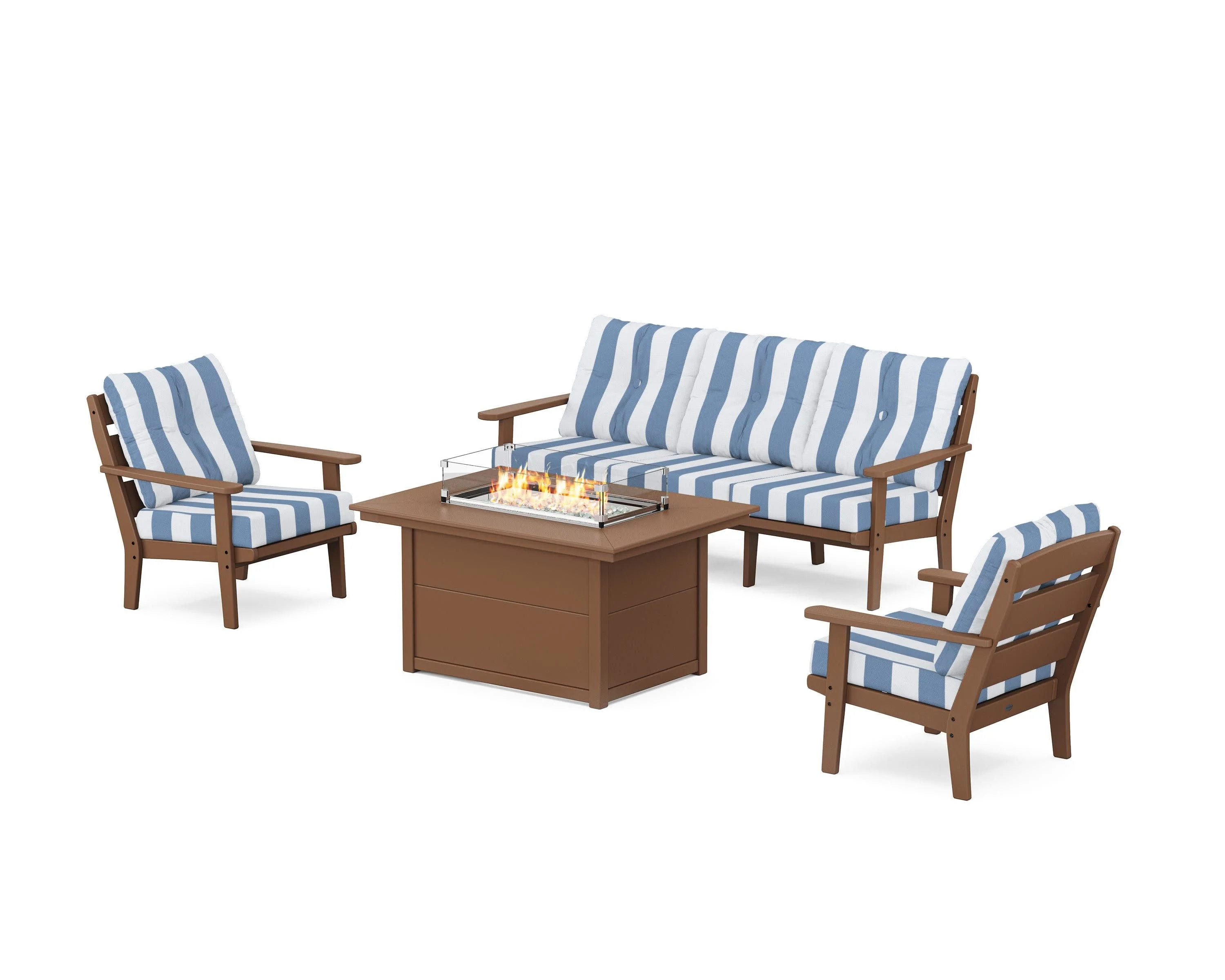 Lakeside Deep Seating Fire Pit Table Set - Image 75