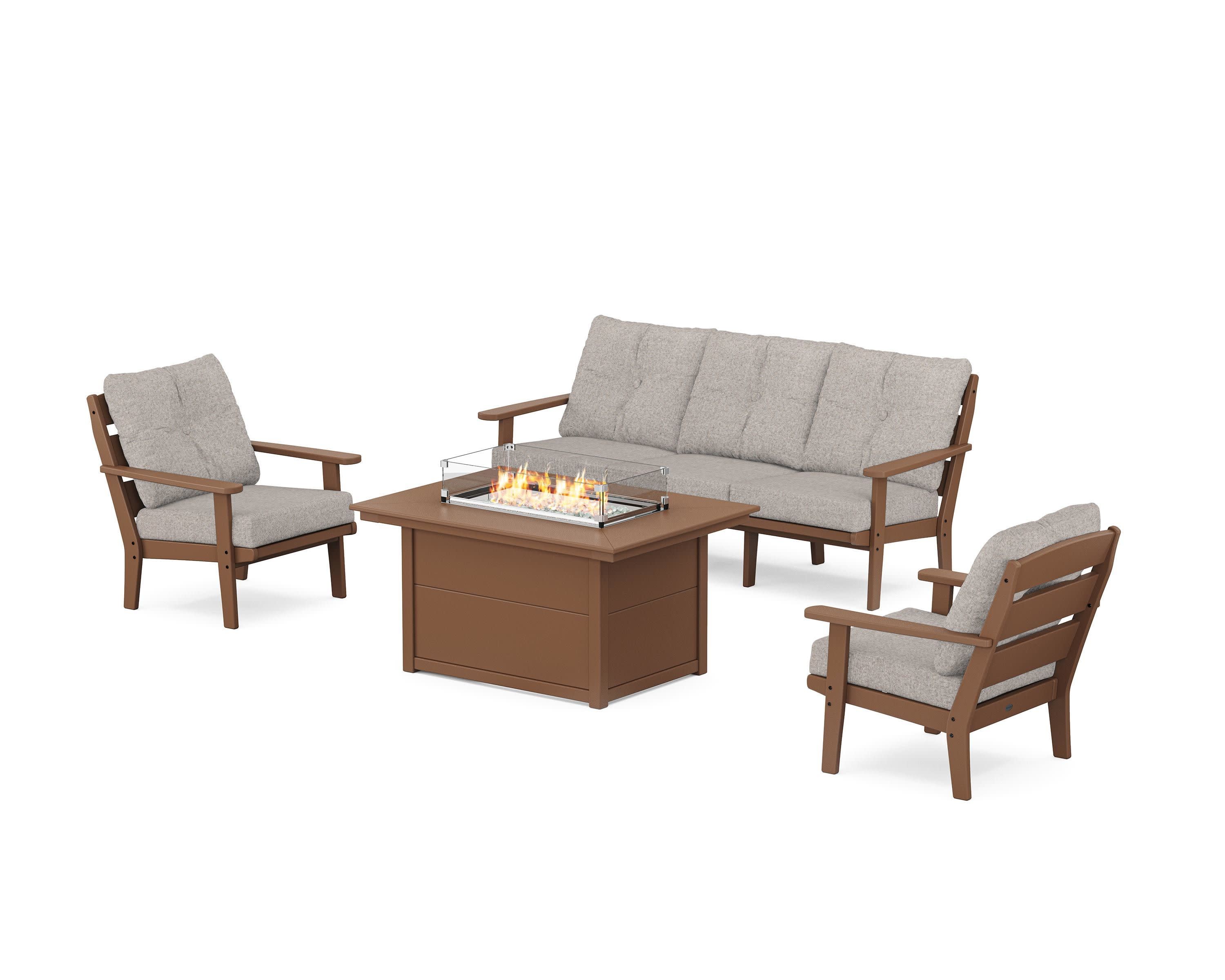 Lakeside Deep Seating Fire Pit Table Set - Image 78