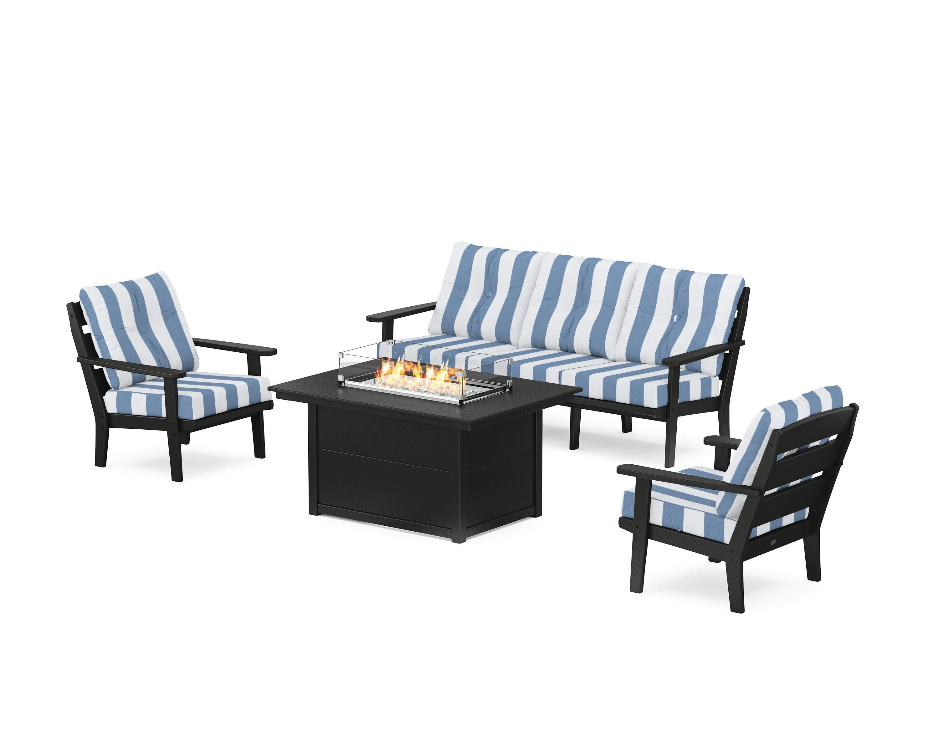 Lakeside Deep Seating Fire Pit Table Set - Image 80