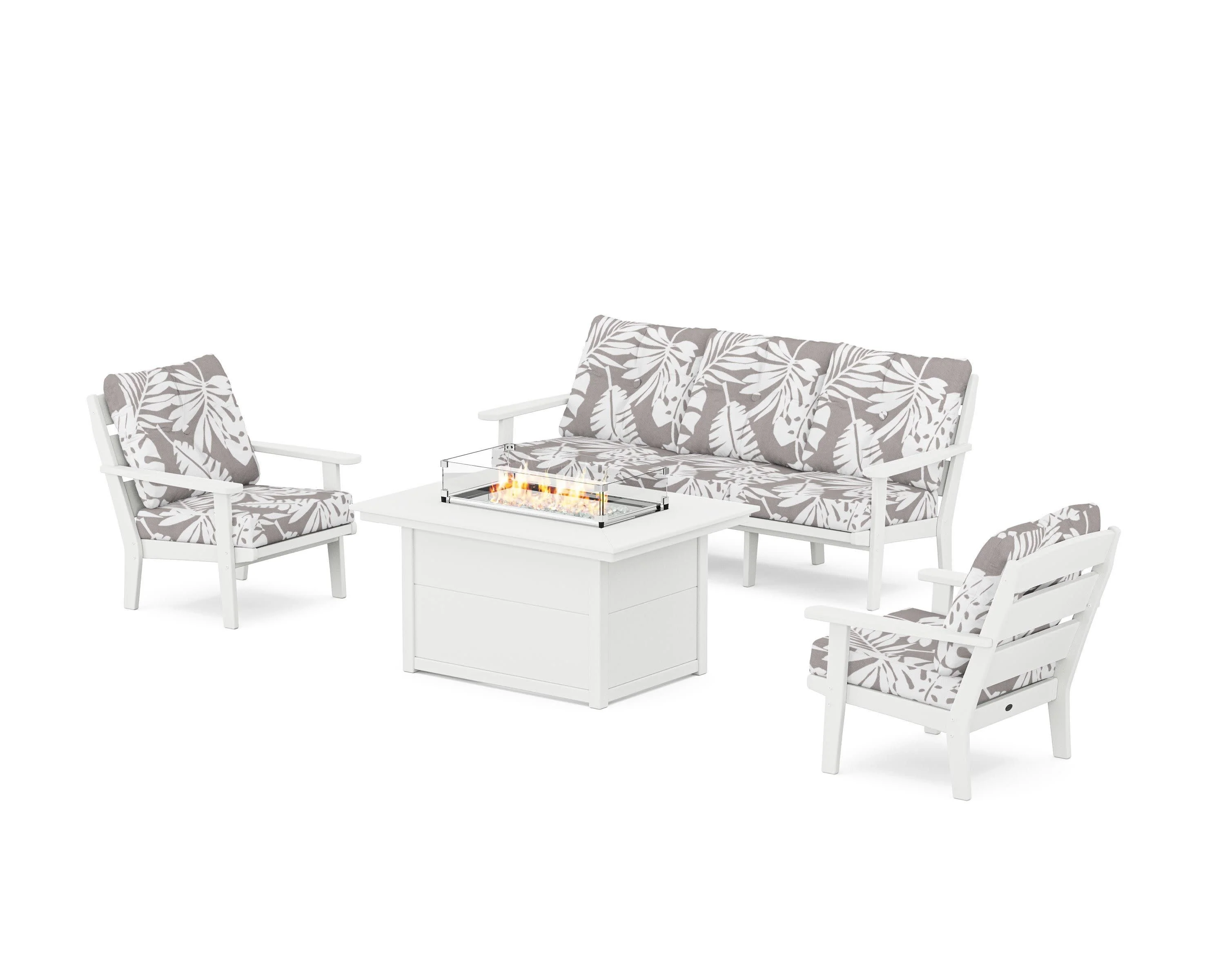 Lakeside Deep Seating Fire Pit Table Set - Image 82