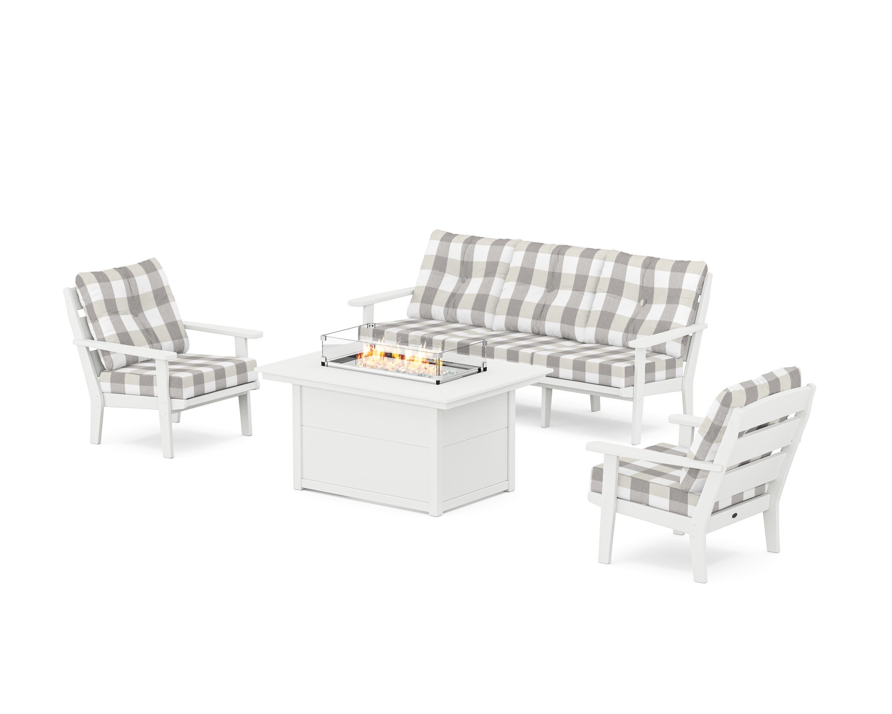 Lakeside Deep Seating Fire Pit Table Set - Image 83