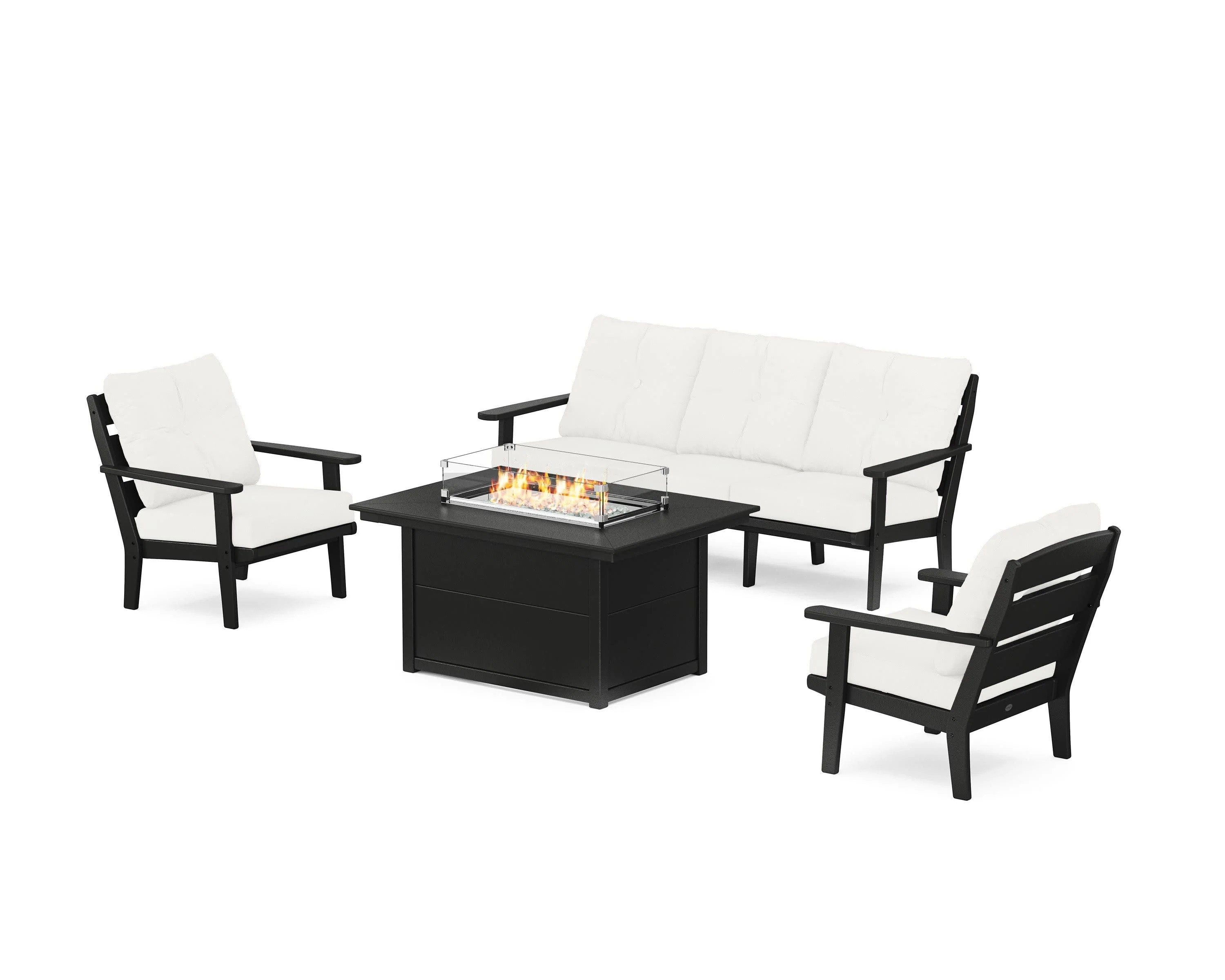 Lakeside Deep Seating Fire Pit Table Set - Image 84