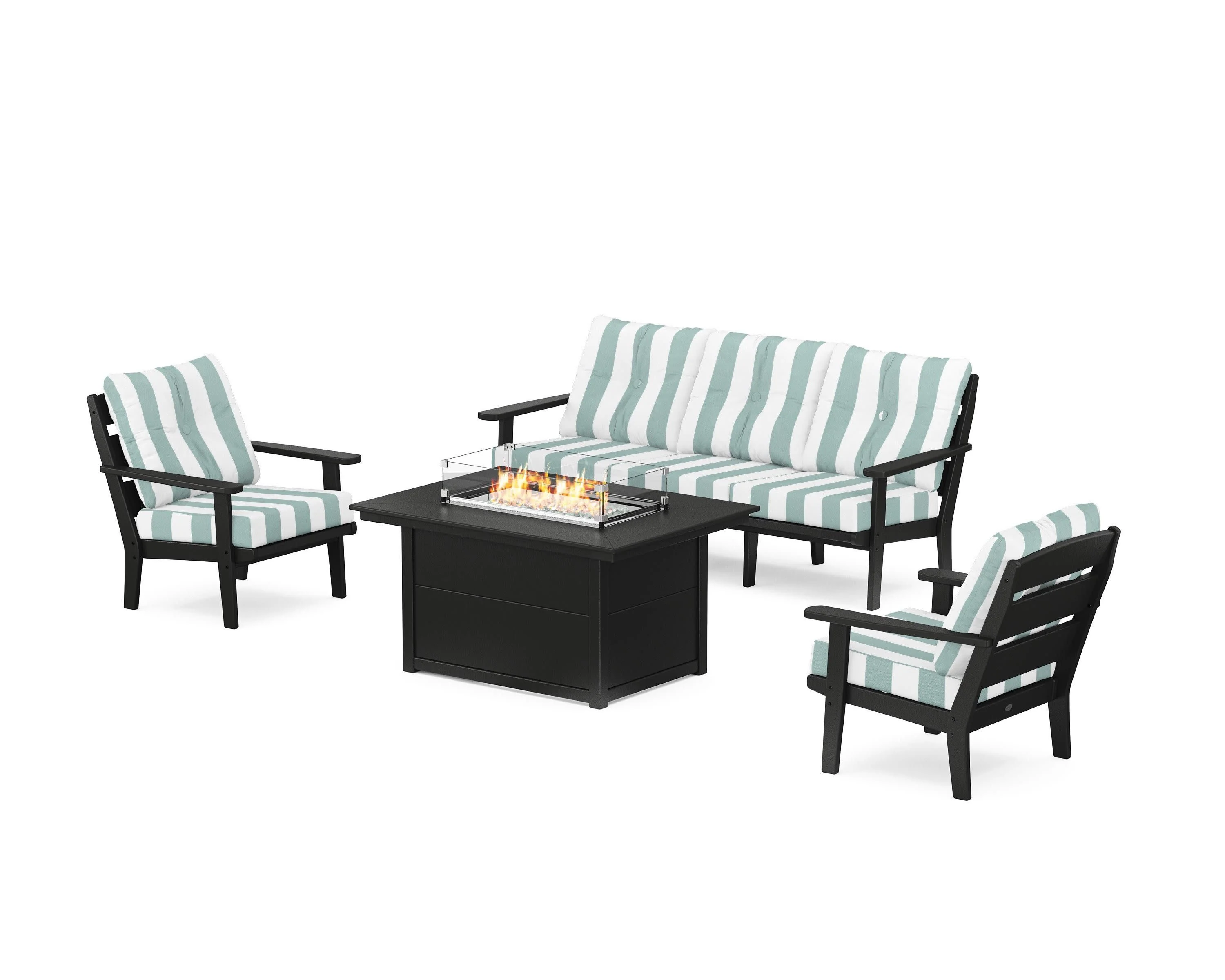 Lakeside Deep Seating Fire Pit Table Set - Image 87