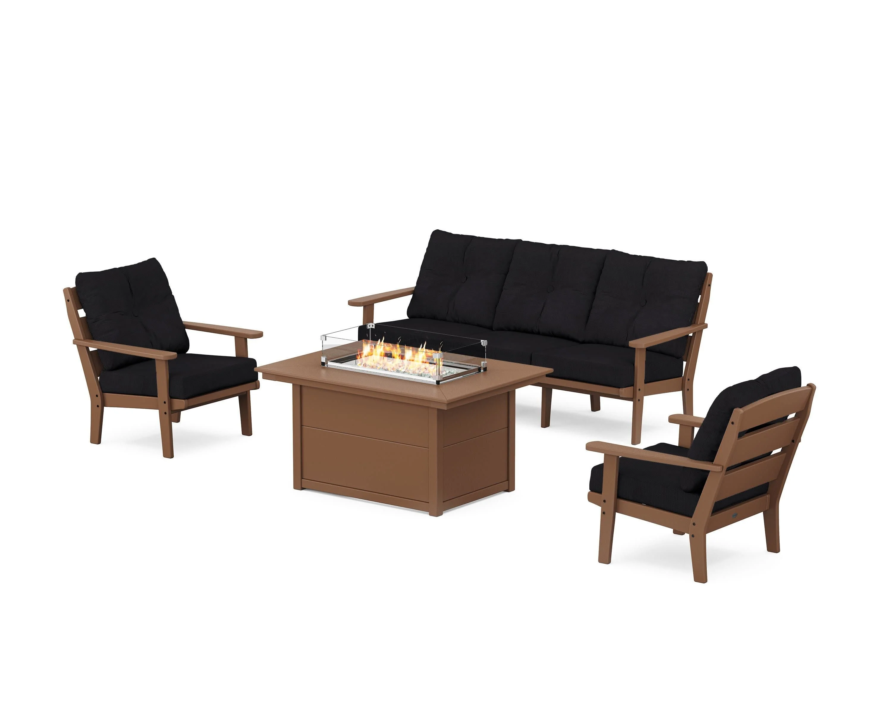 Lakeside Deep Seating Fire Pit Table Set - Image 89