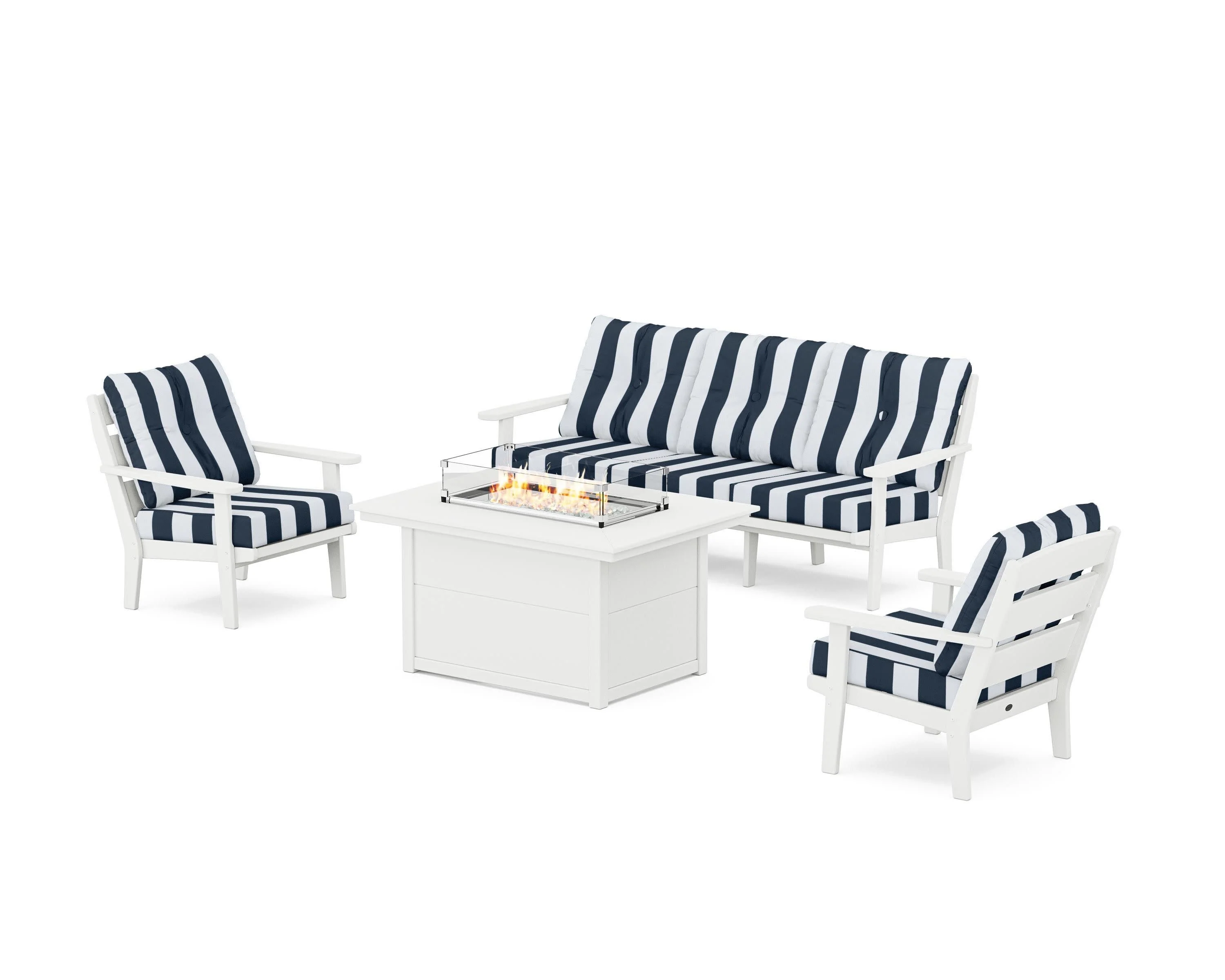 Lakeside Deep Seating Fire Pit Table Set - Image 90