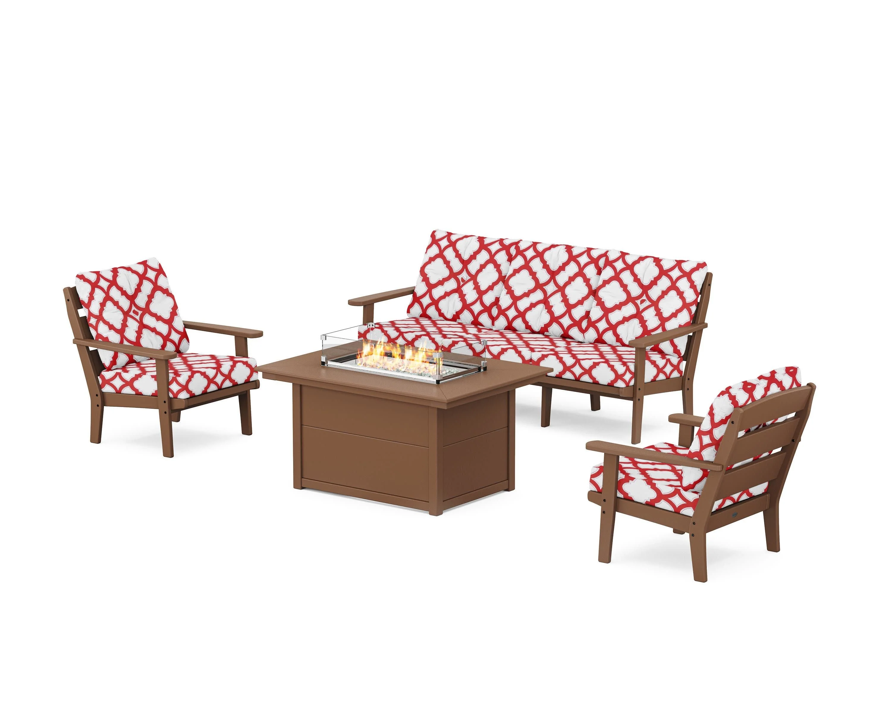 Lakeside Deep Seating Fire Pit Table Set - Image 91