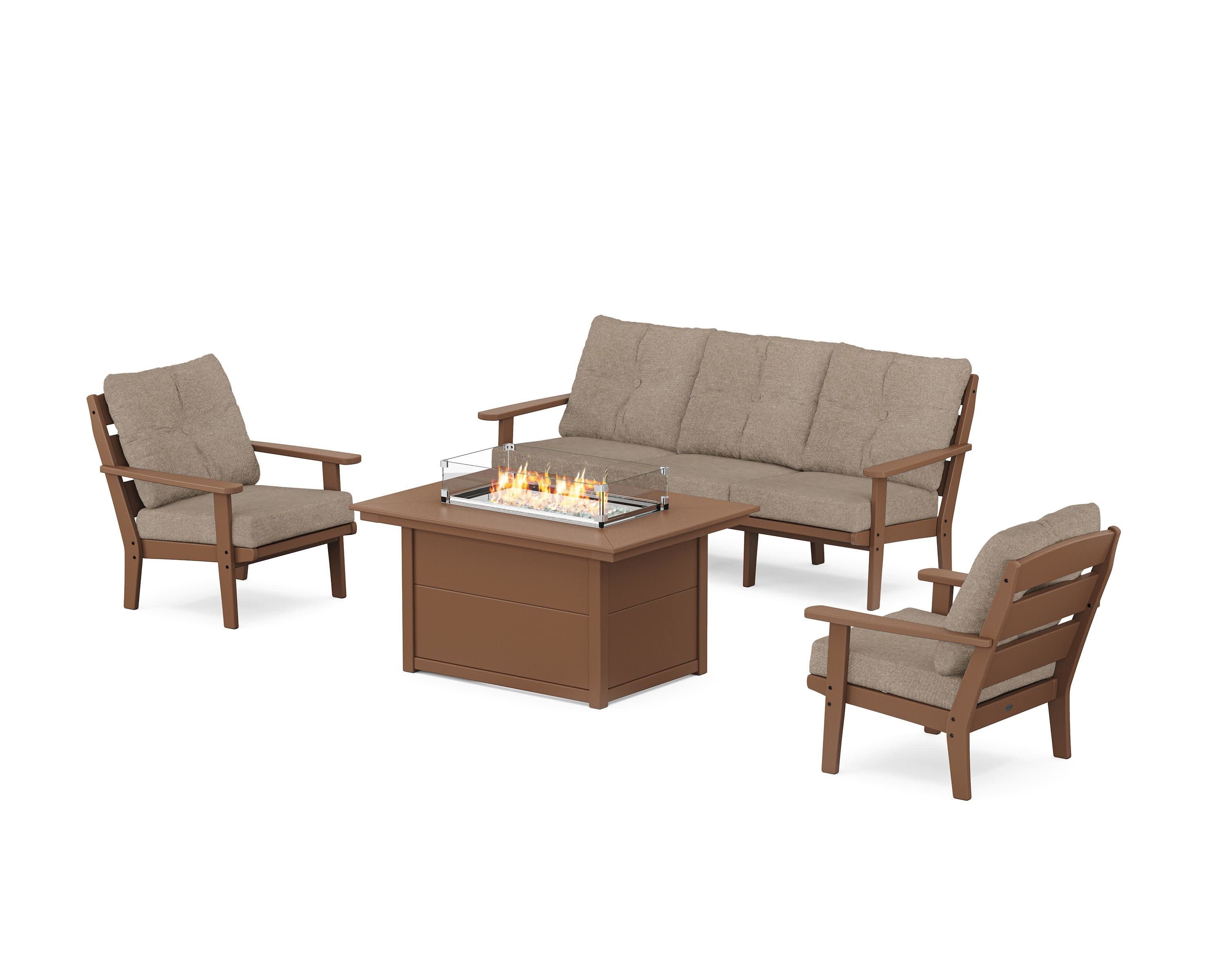 Lakeside Deep Seating Fire Pit Table Set - Image 95
