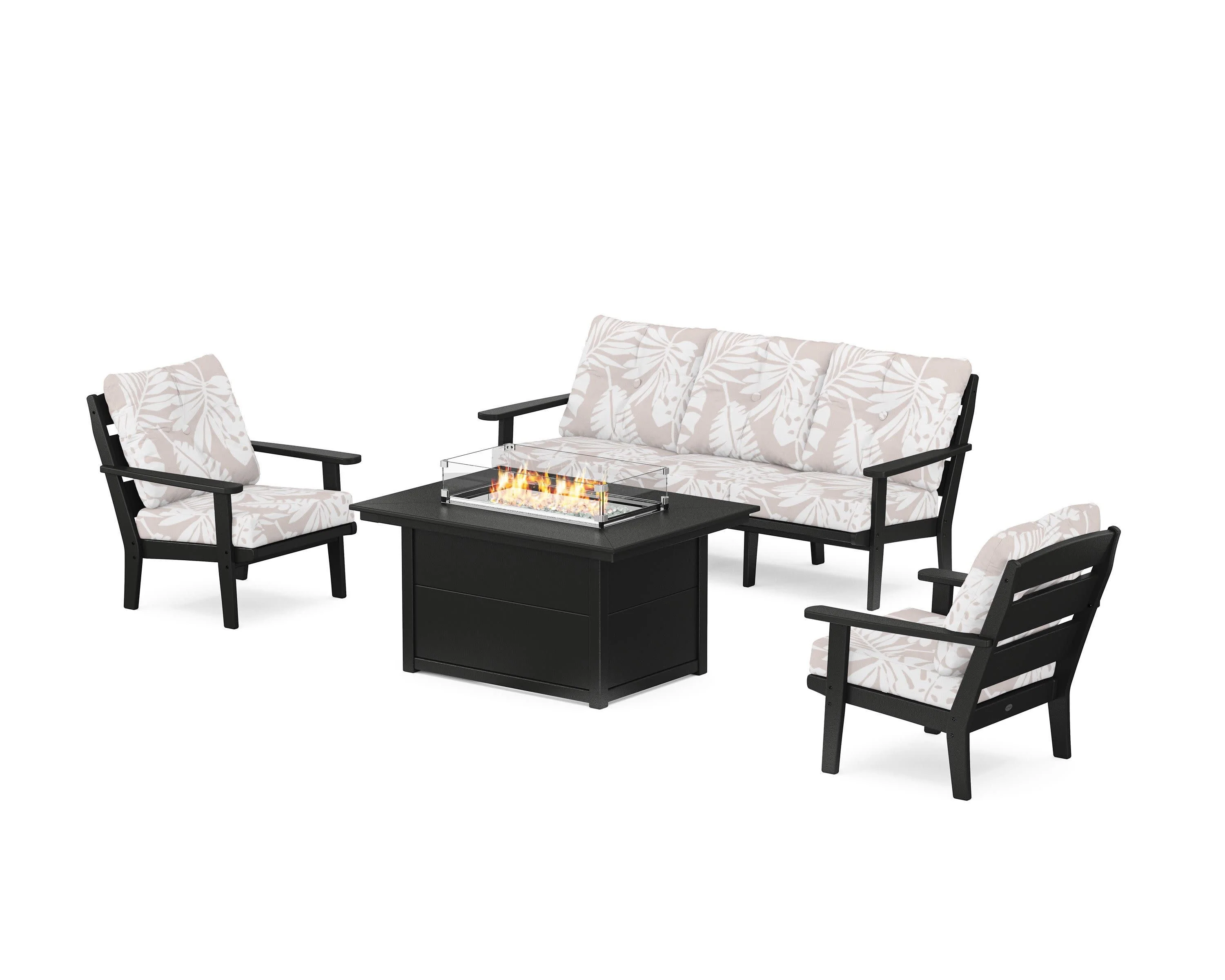 Lakeside Deep Seating Fire Pit Table Set - Image 97