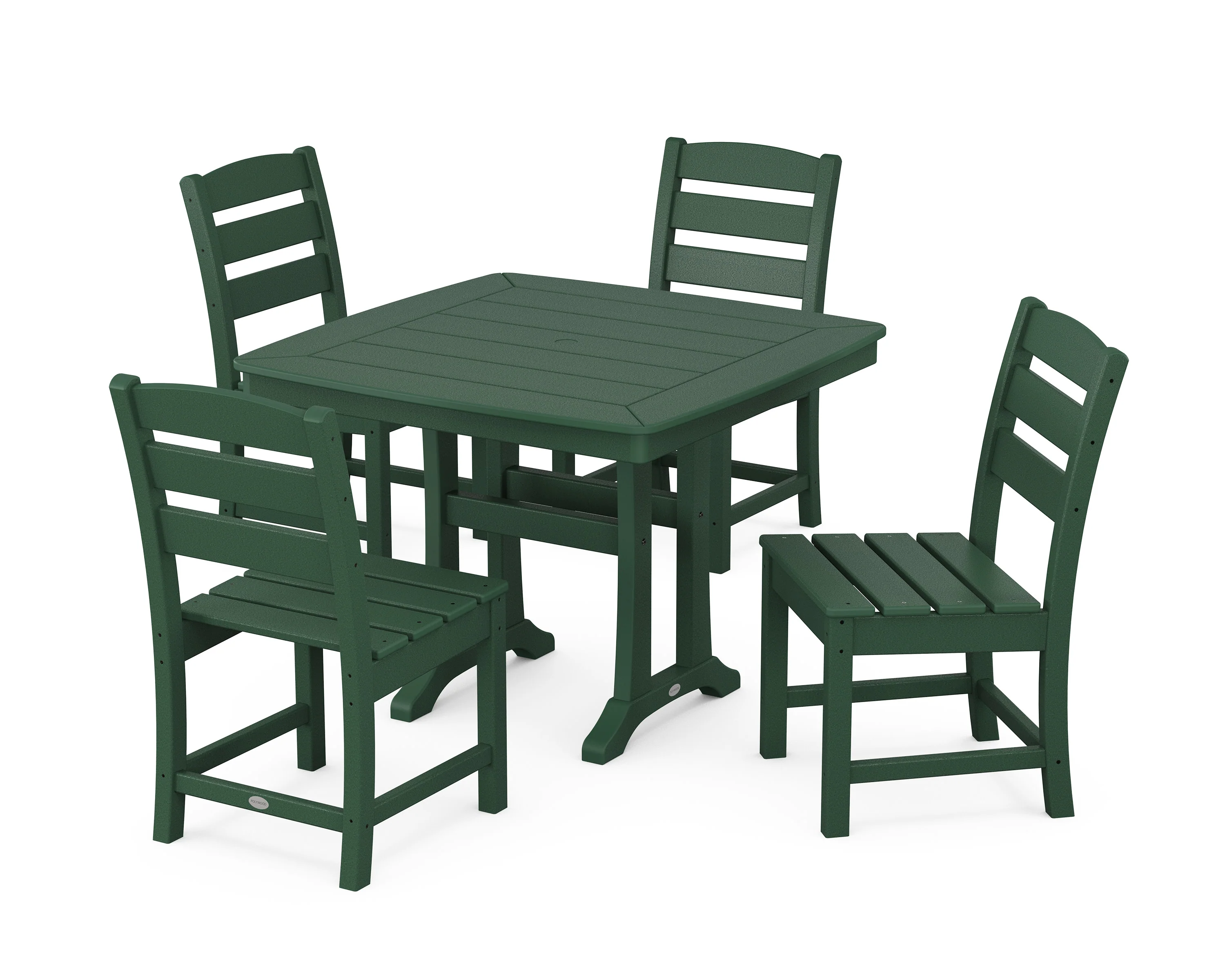 Lakeside Side Chair 5-Piece Dining Set with Trestle Legs - Image 11