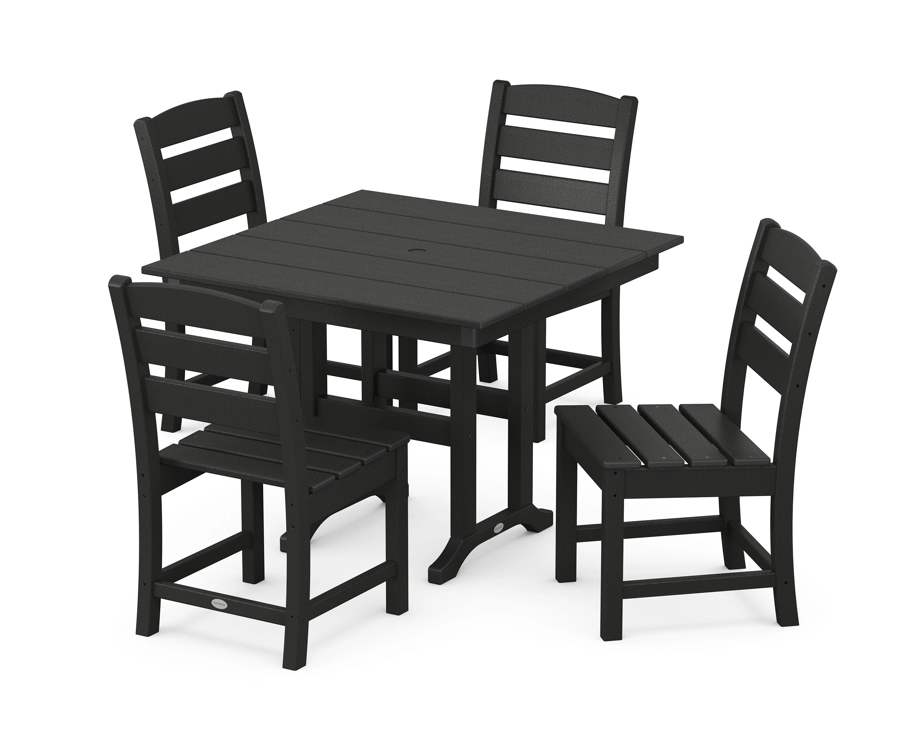 Lakeside Side Chair 5-Piece Farmhouse Dining Set - Image 10