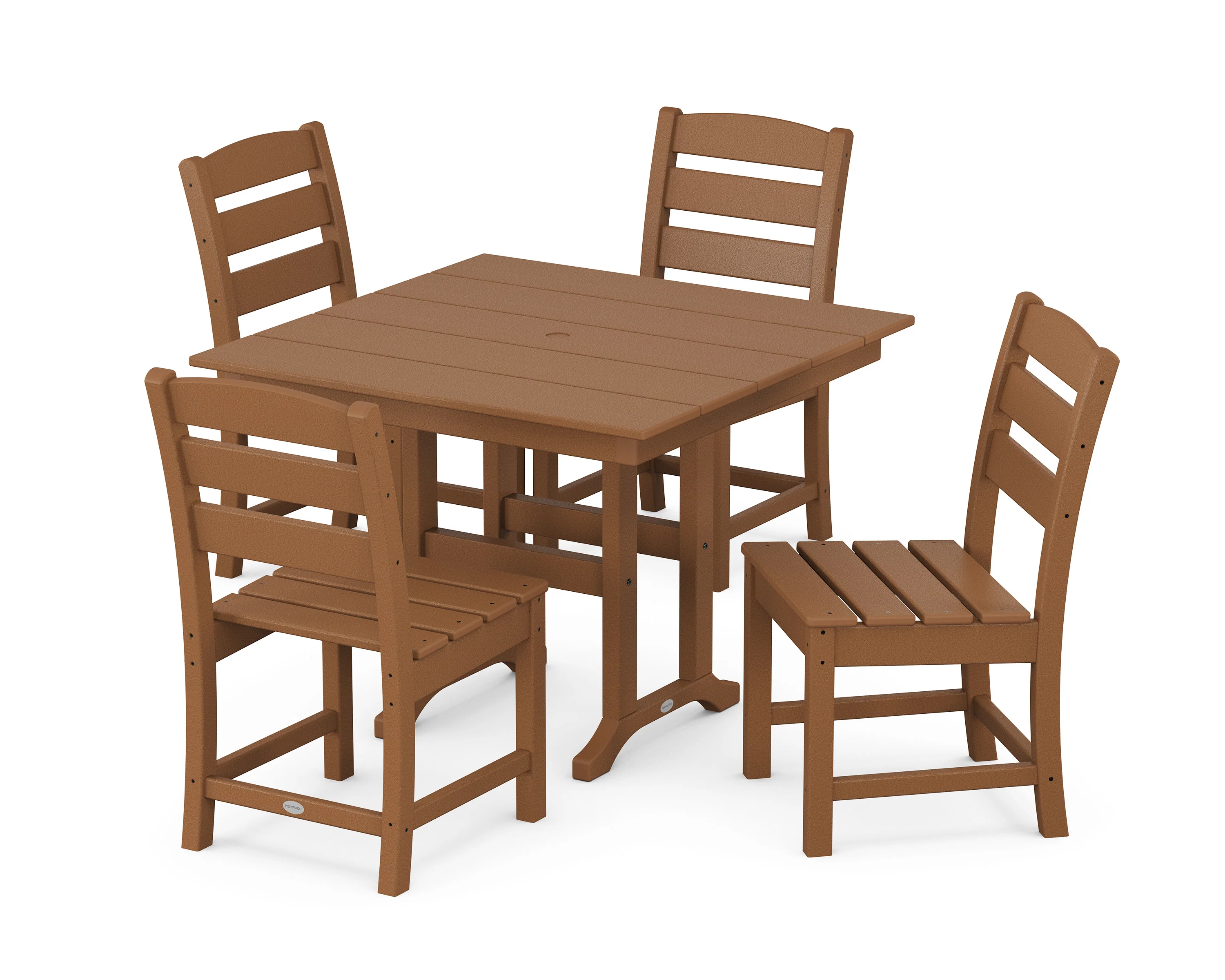 Lakeside Side Chair 5-Piece Farmhouse Dining Set - Image 12