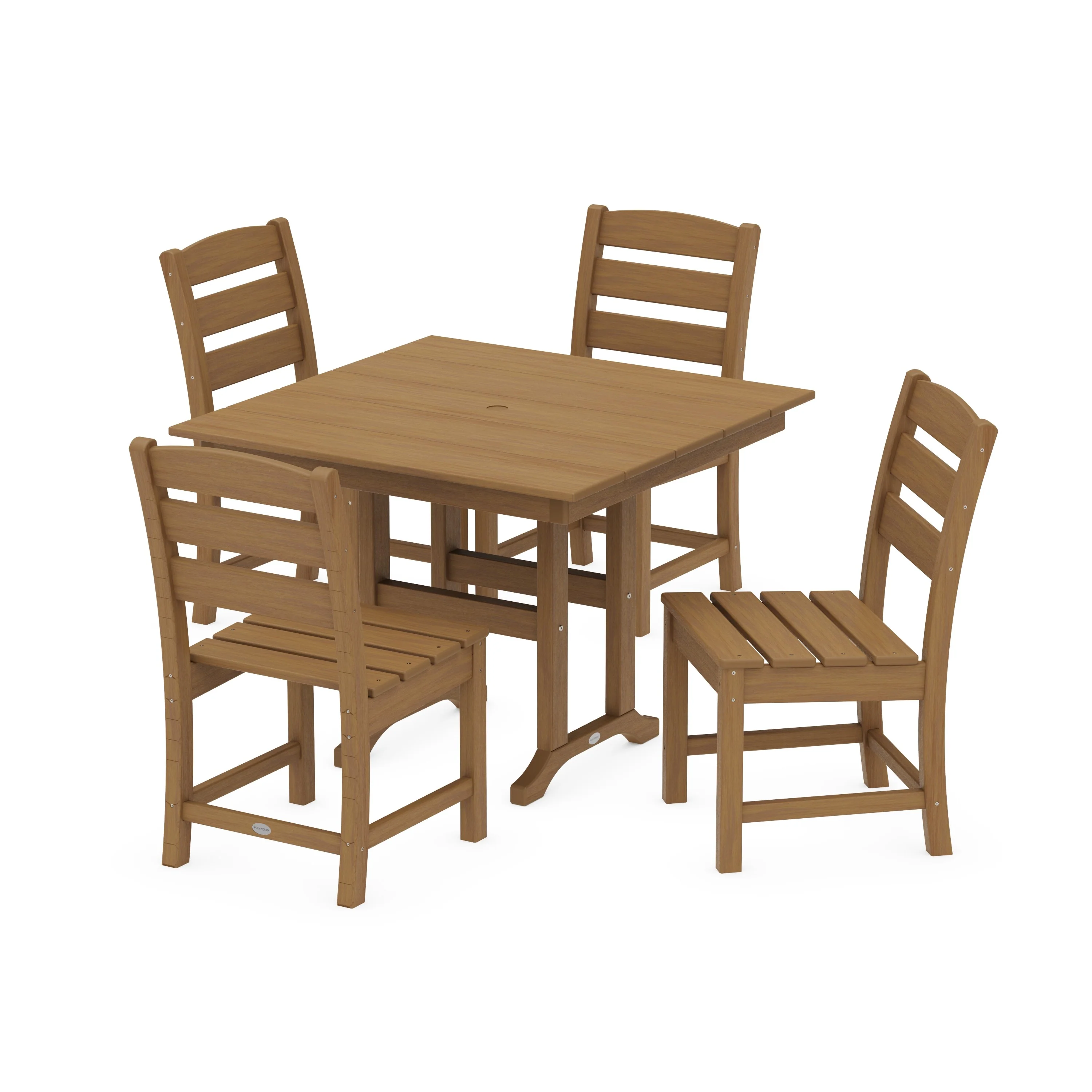 Lakeside Side Chair 5-Piece Farmhouse Dining Set - Image 15