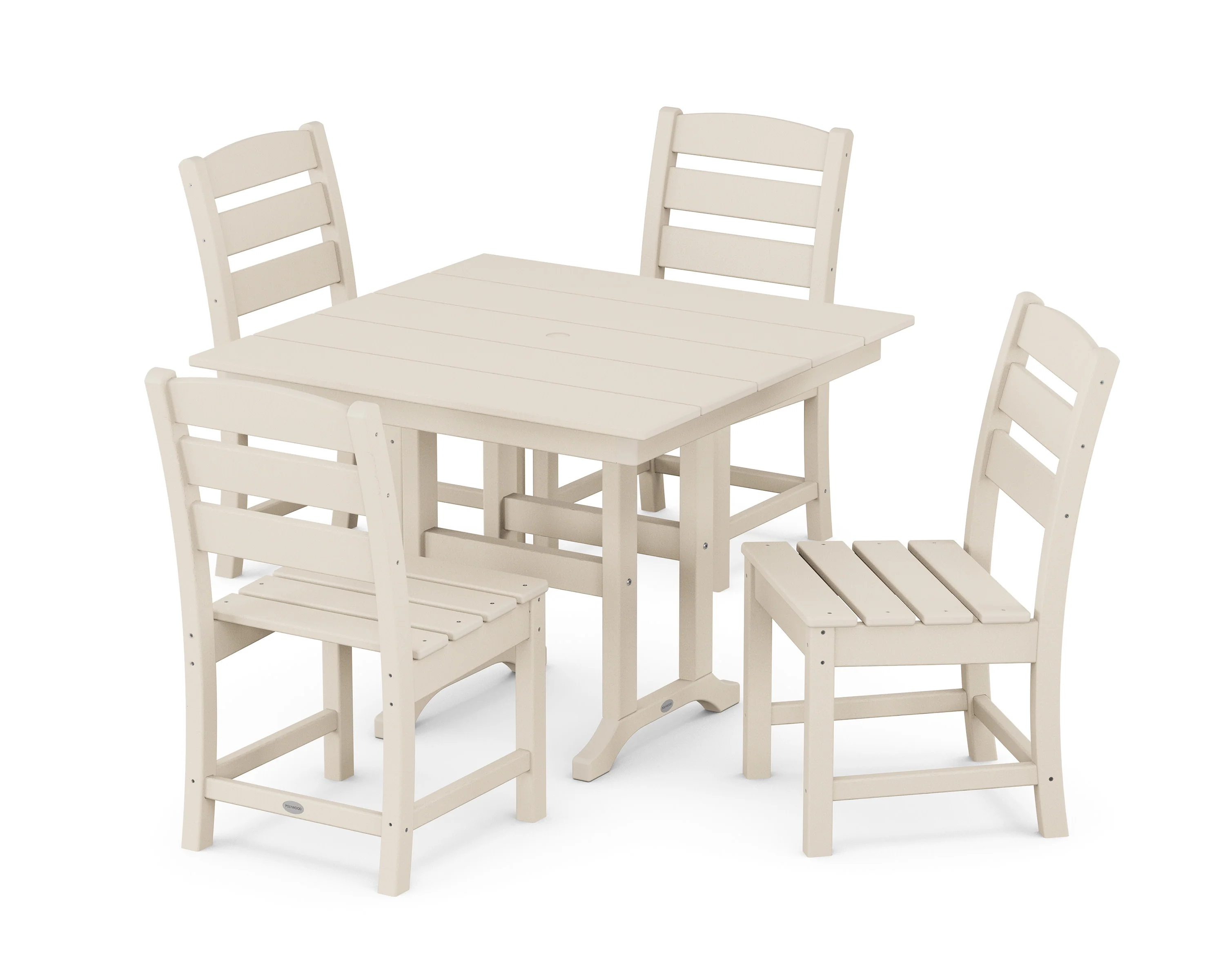 Lakeside Side Chair 5-Piece Farmhouse Dining Set - Image 8