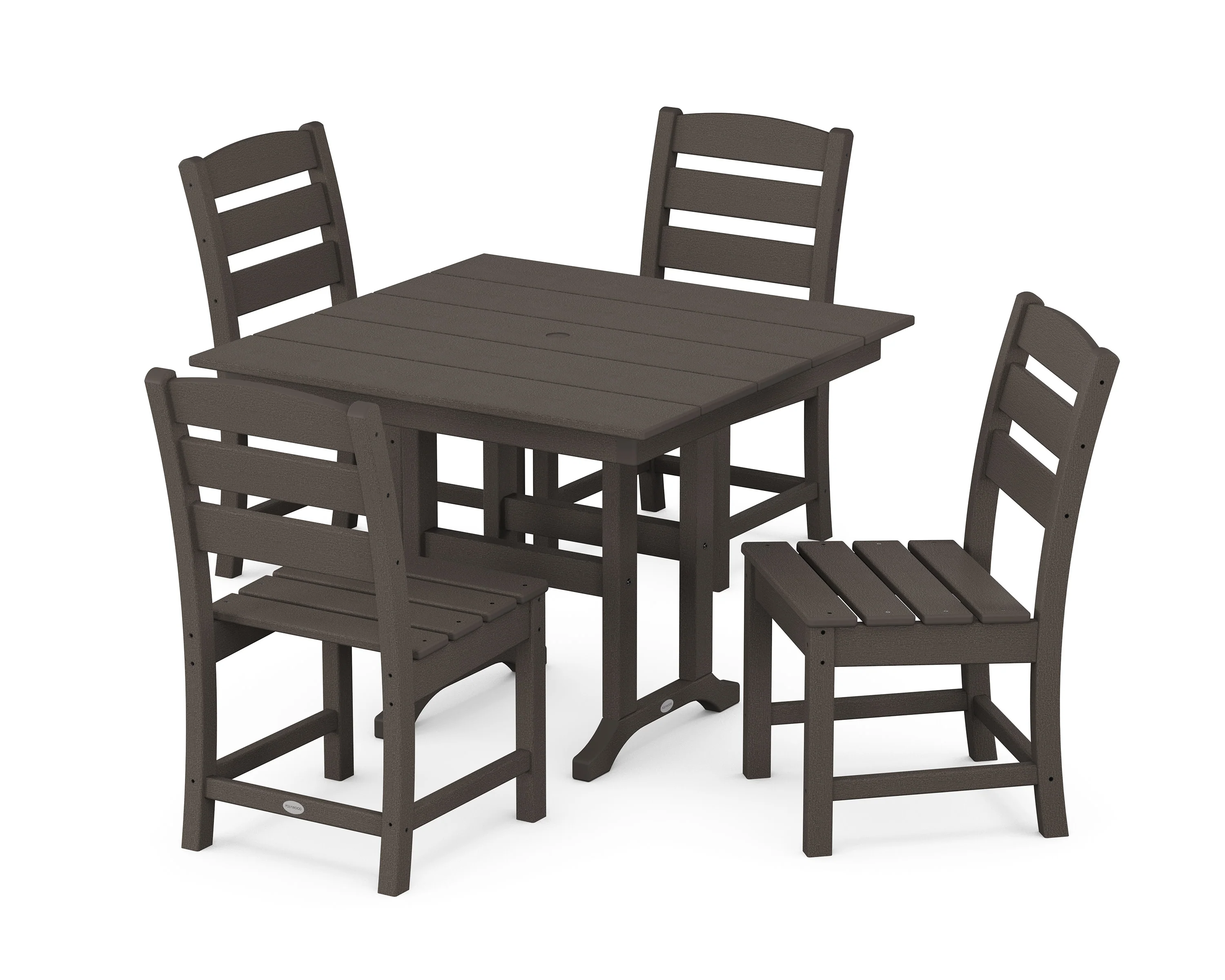 Lakeside Side Chair 5-Piece Farmhouse Dining Set - Image 9