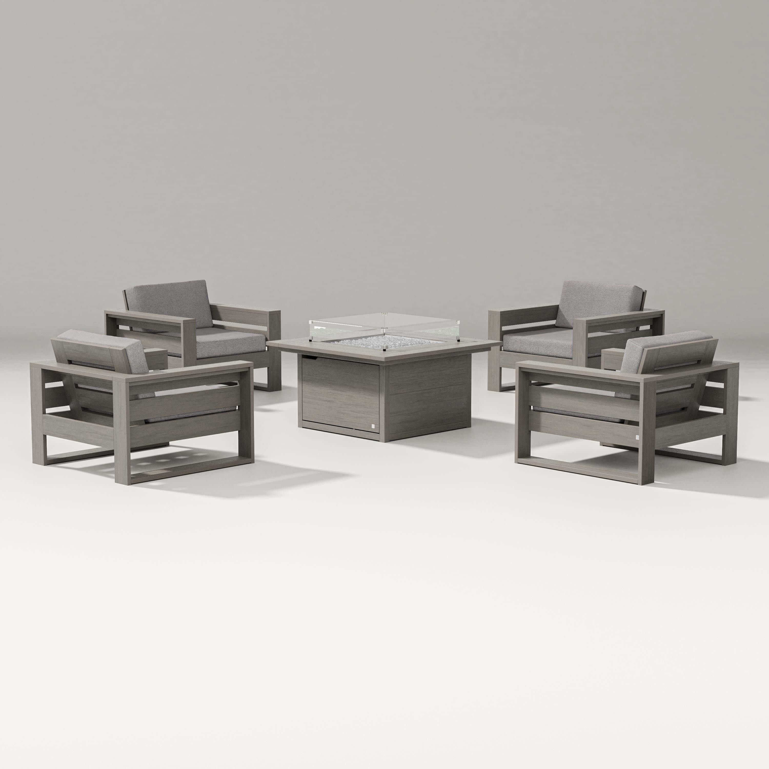 Latitude 5-Piece Lounge Fire Table Set - Image 16