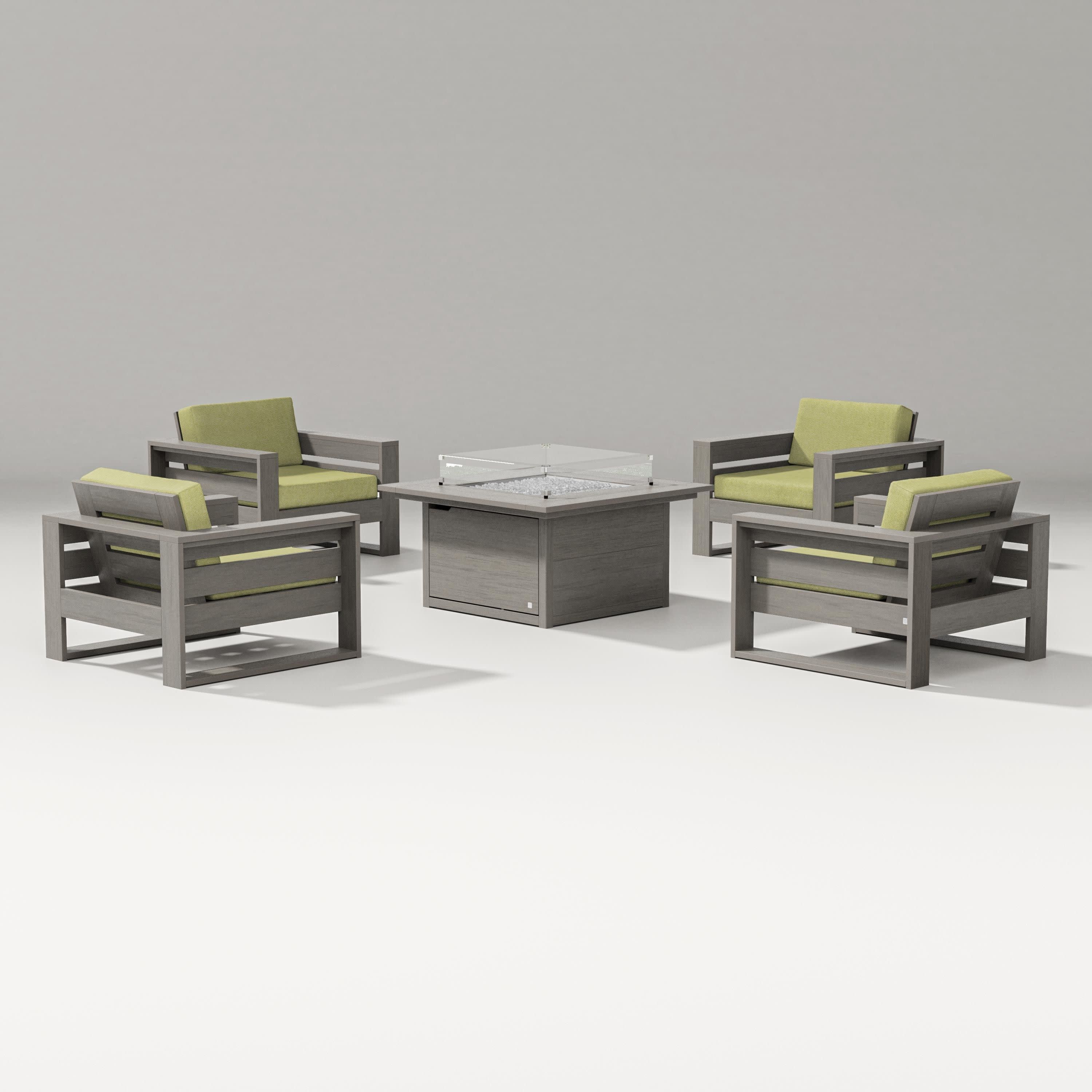 Latitude 5-Piece Lounge Fire Table Set - Image 18