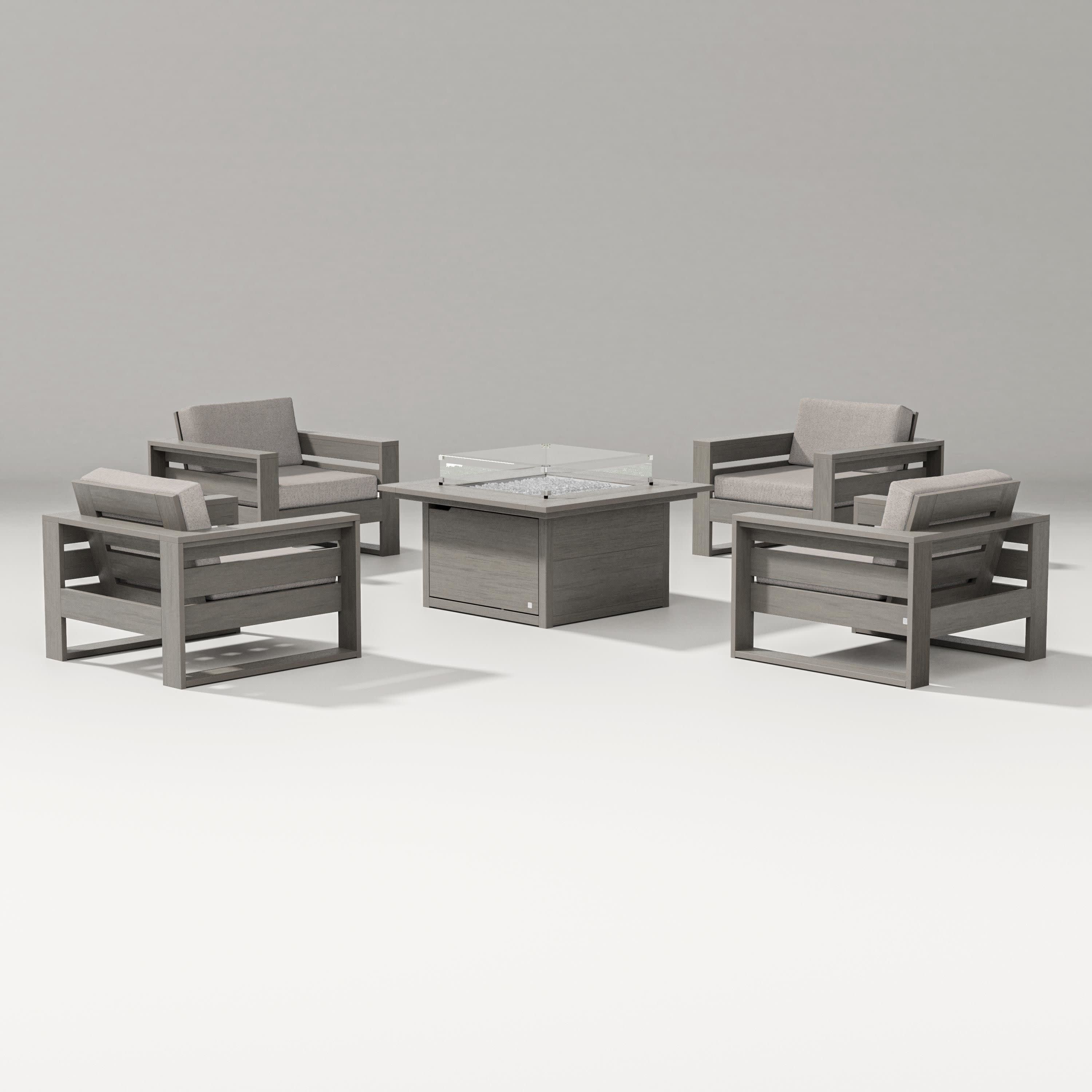Latitude 5-Piece Lounge Fire Table Set - Image 27