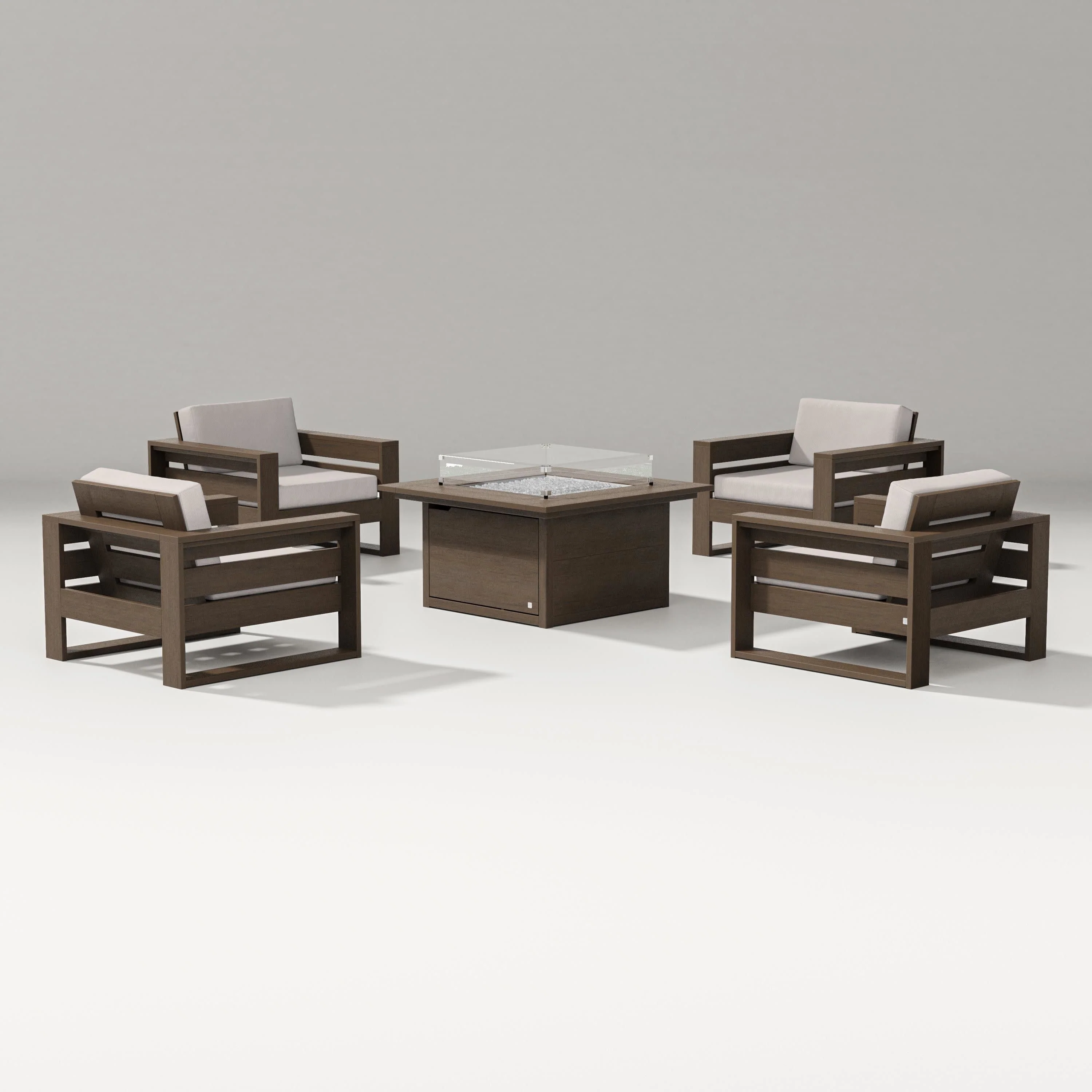 Latitude 5-Piece Lounge Fire Table Set - Image 3