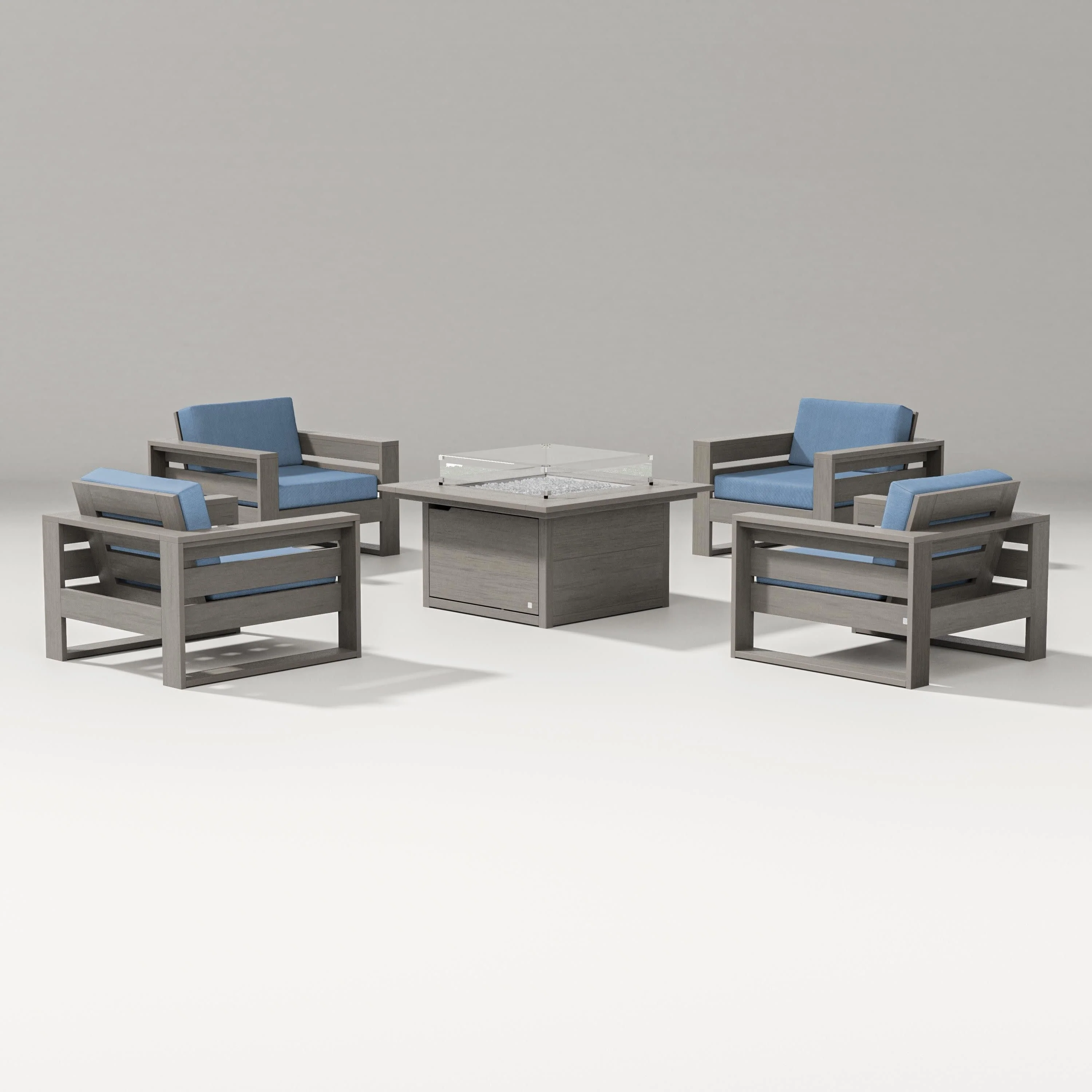 Latitude 5-Piece Lounge Fire Table Set - Image 37