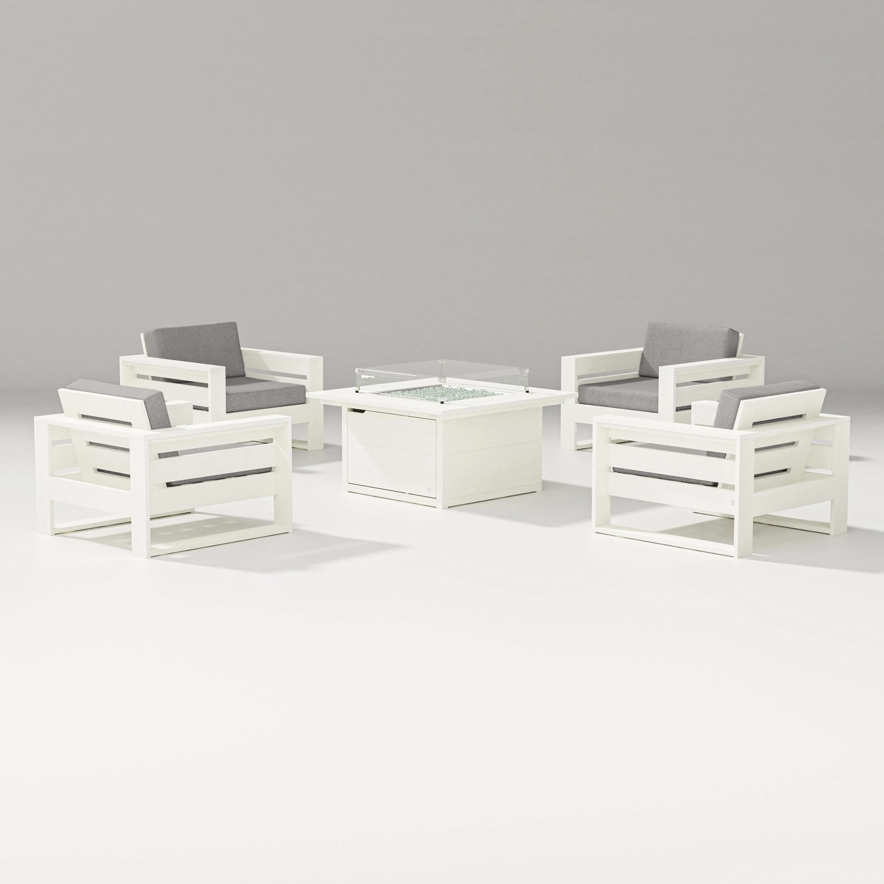 Latitude 5-Piece Lounge Fire Table Set - Image 4