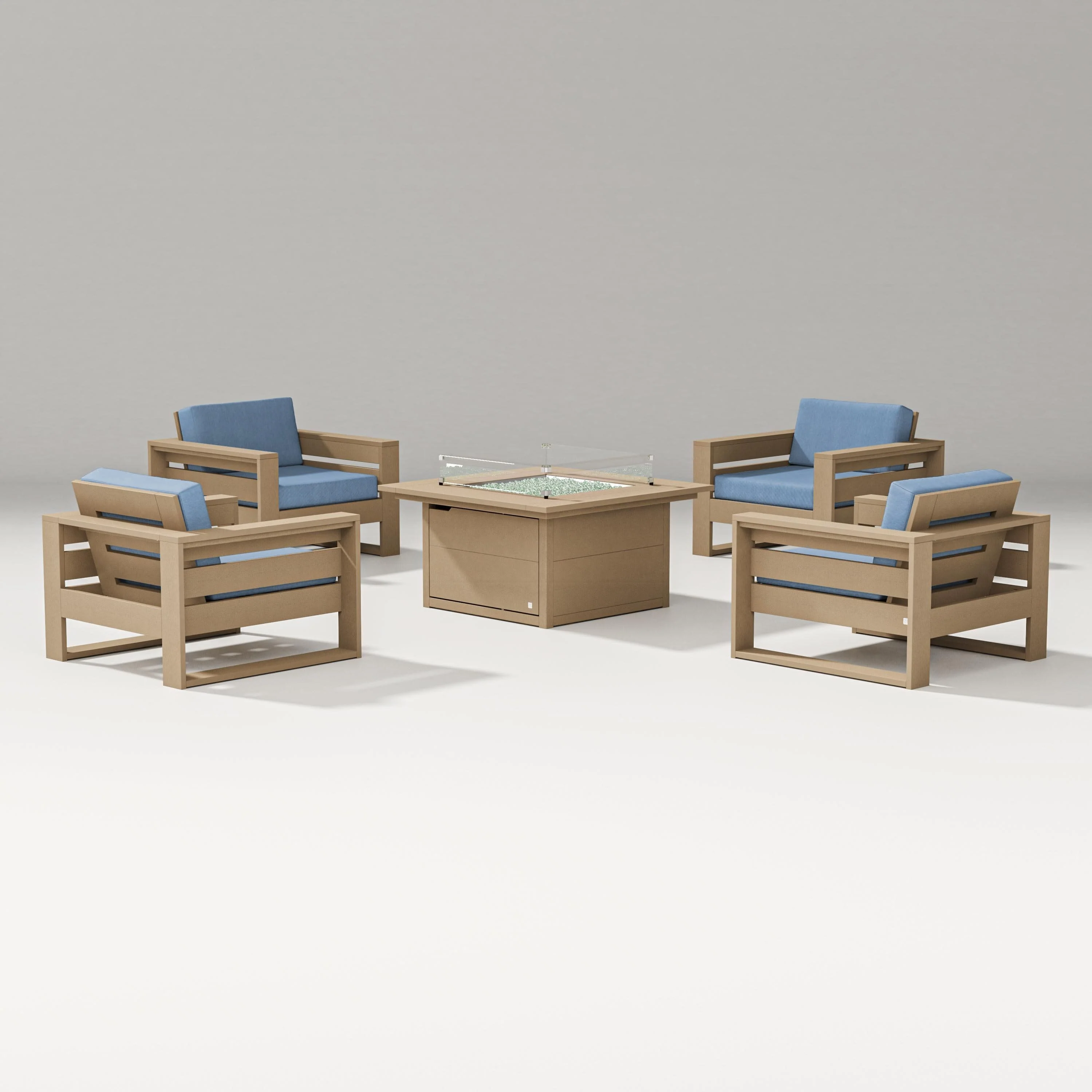 Latitude 5-Piece Lounge Fire Table Set - Image 41