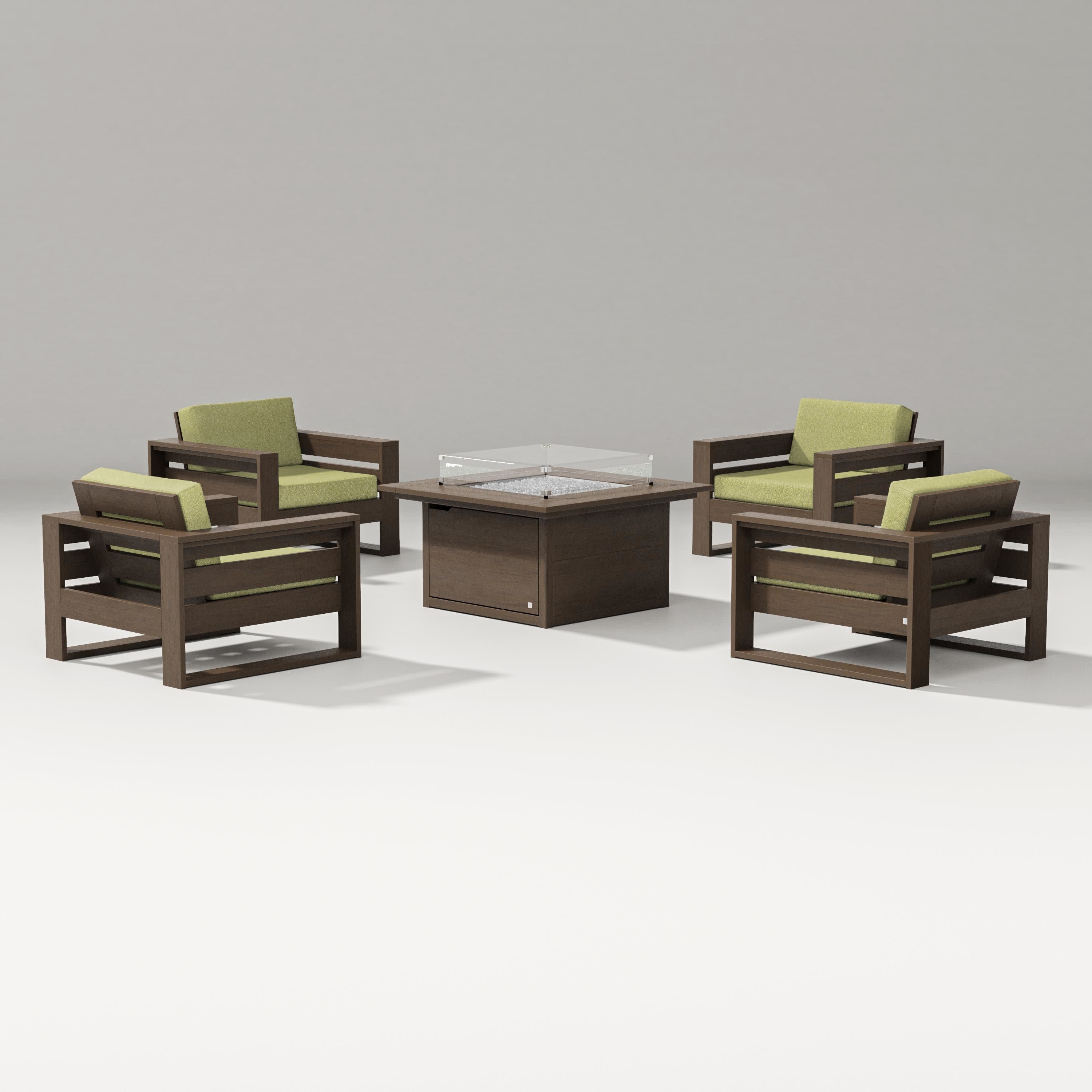 Latitude 5-Piece Lounge Fire Table Set - Image 42