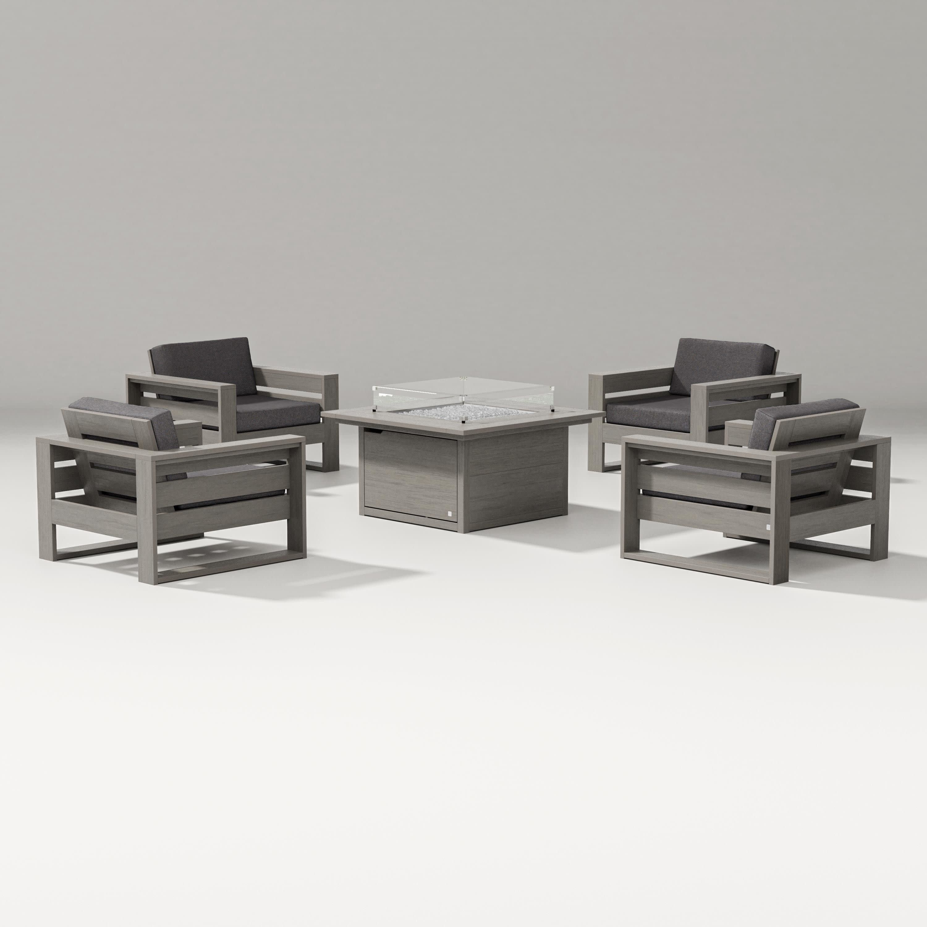 Latitude 5-Piece Lounge Fire Table Set - Image 46