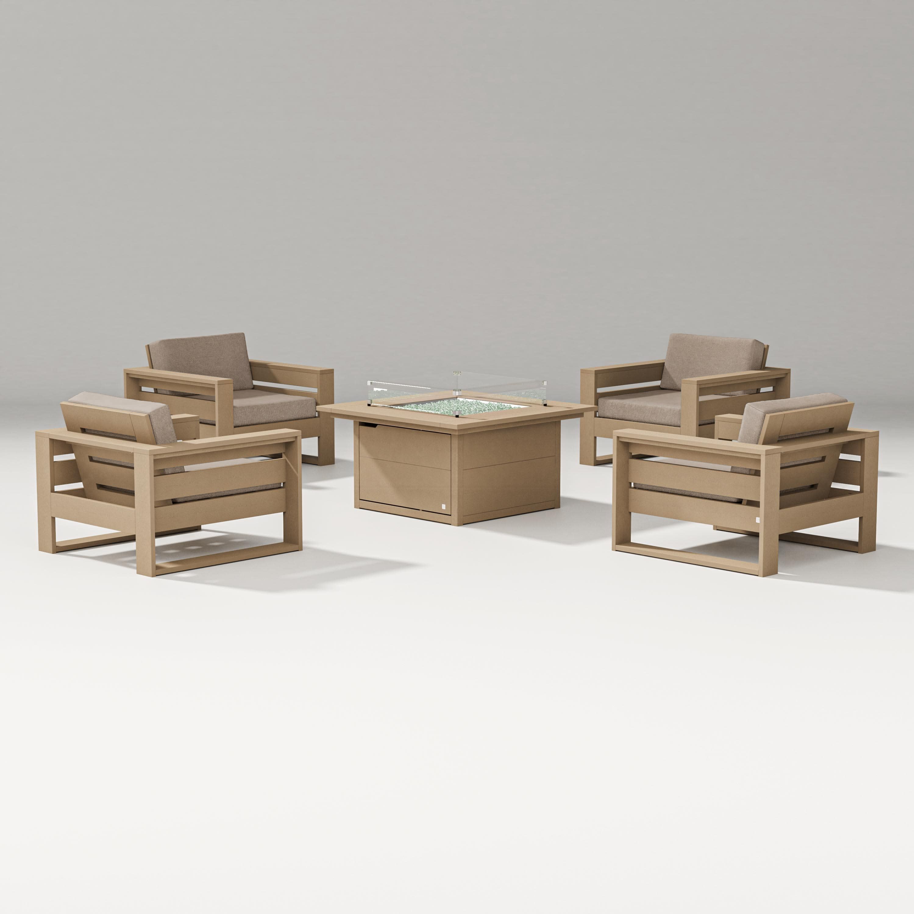 Latitude 5-Piece Lounge Fire Table Set - Image 58