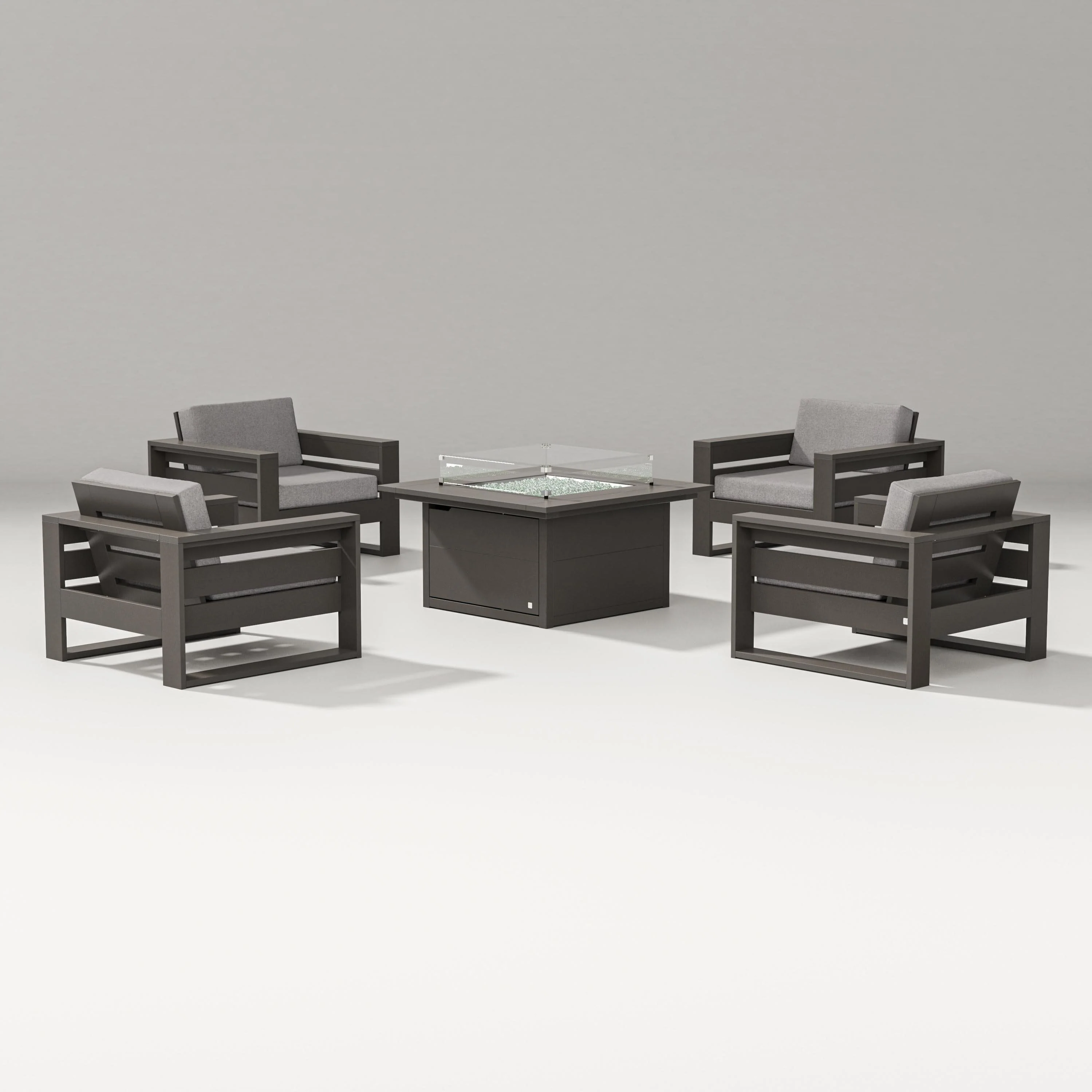 Latitude 5-Piece Lounge Fire Table Set - Image 6