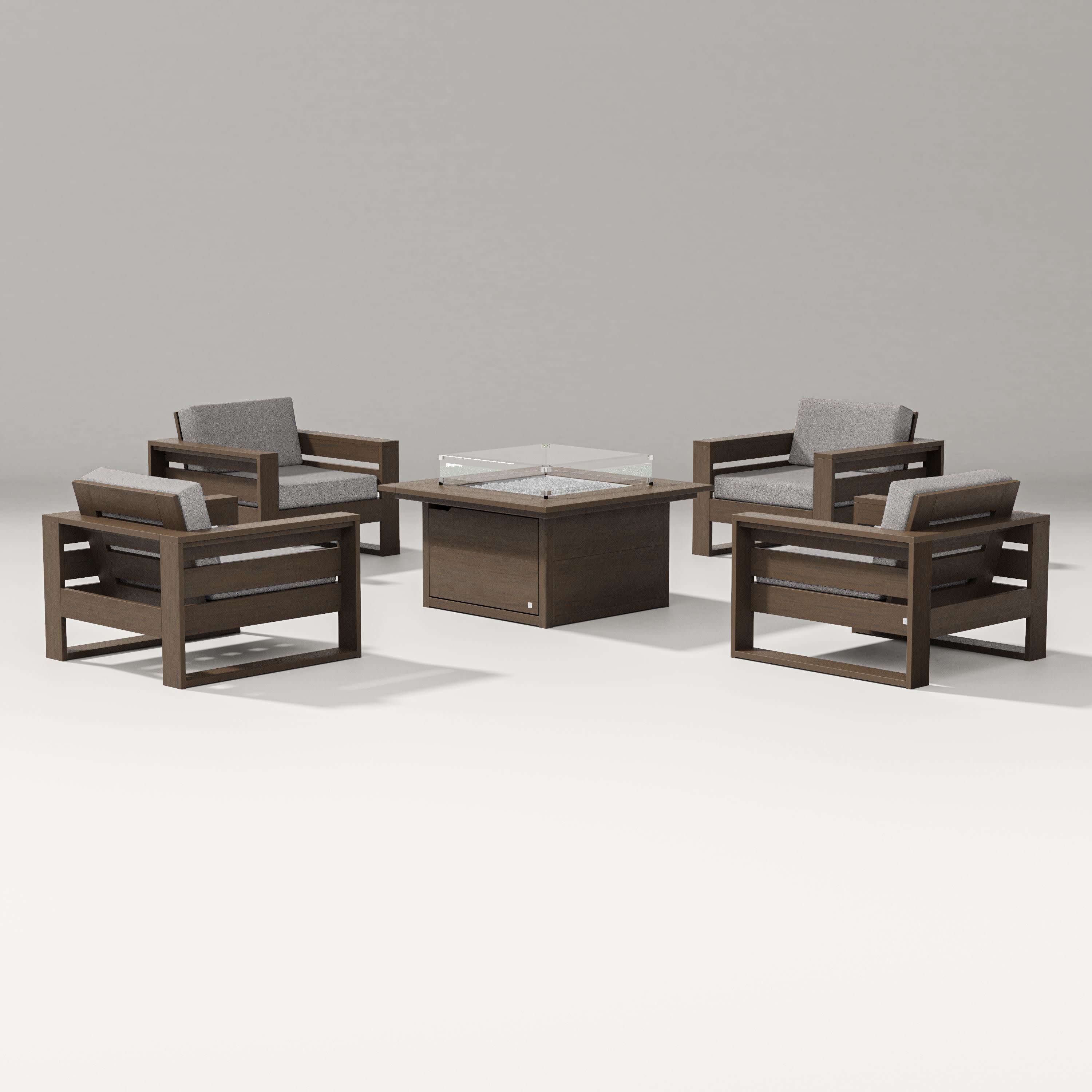 Latitude 5-Piece Lounge Fire Table Set - Image 62
