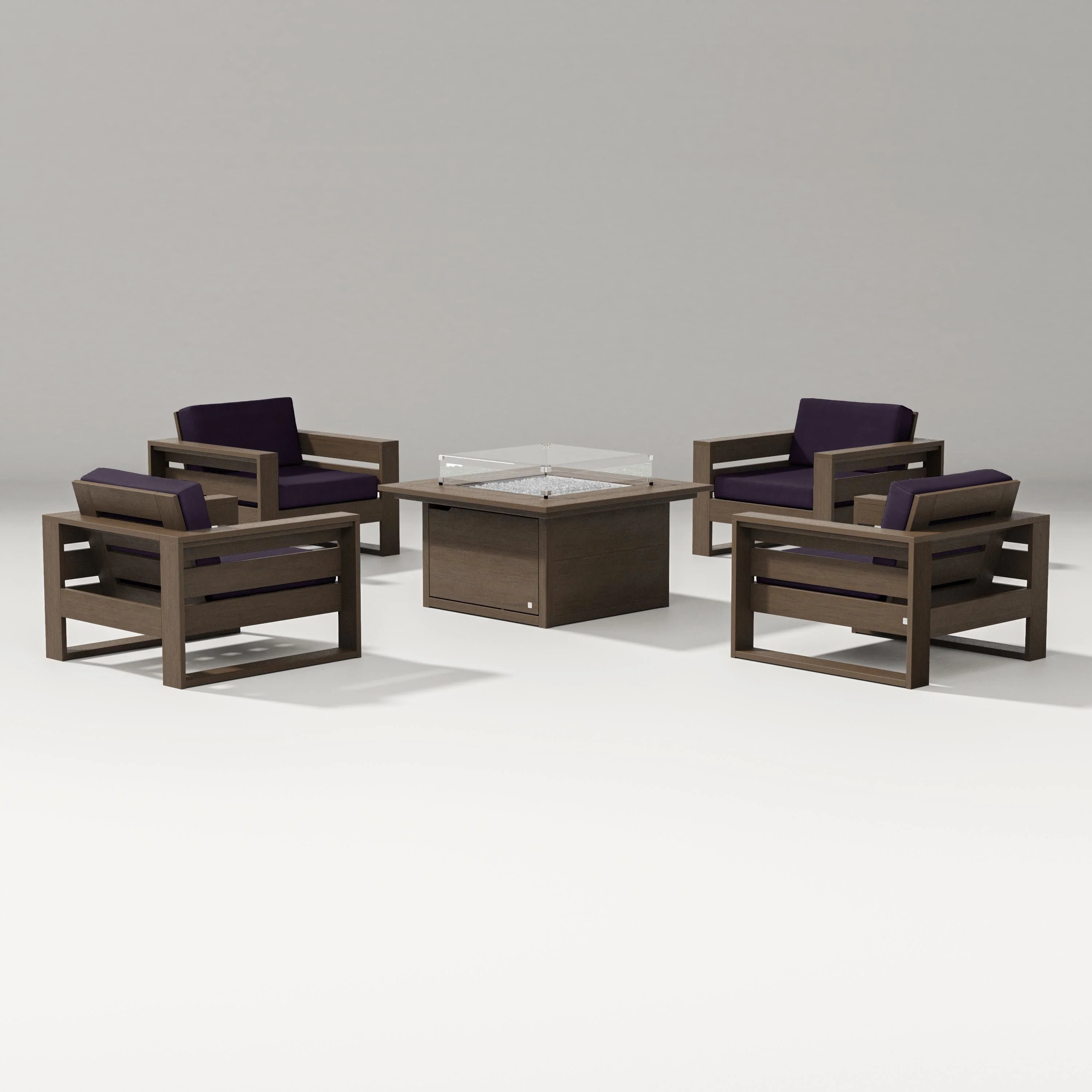 Latitude 5-Piece Lounge Fire Table Set - Image 64