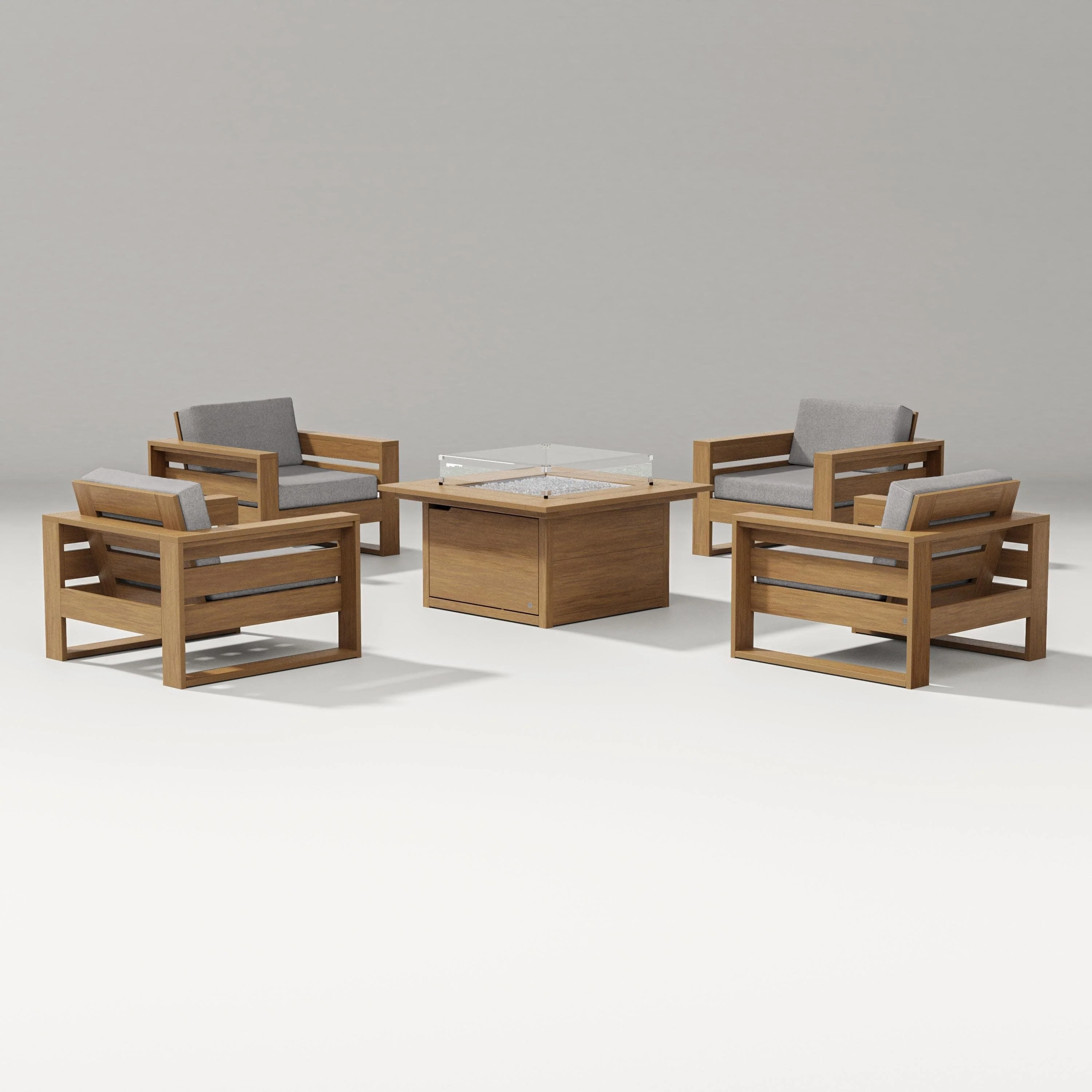 Latitude 5-Piece Lounge Fire Table Set - Image 71