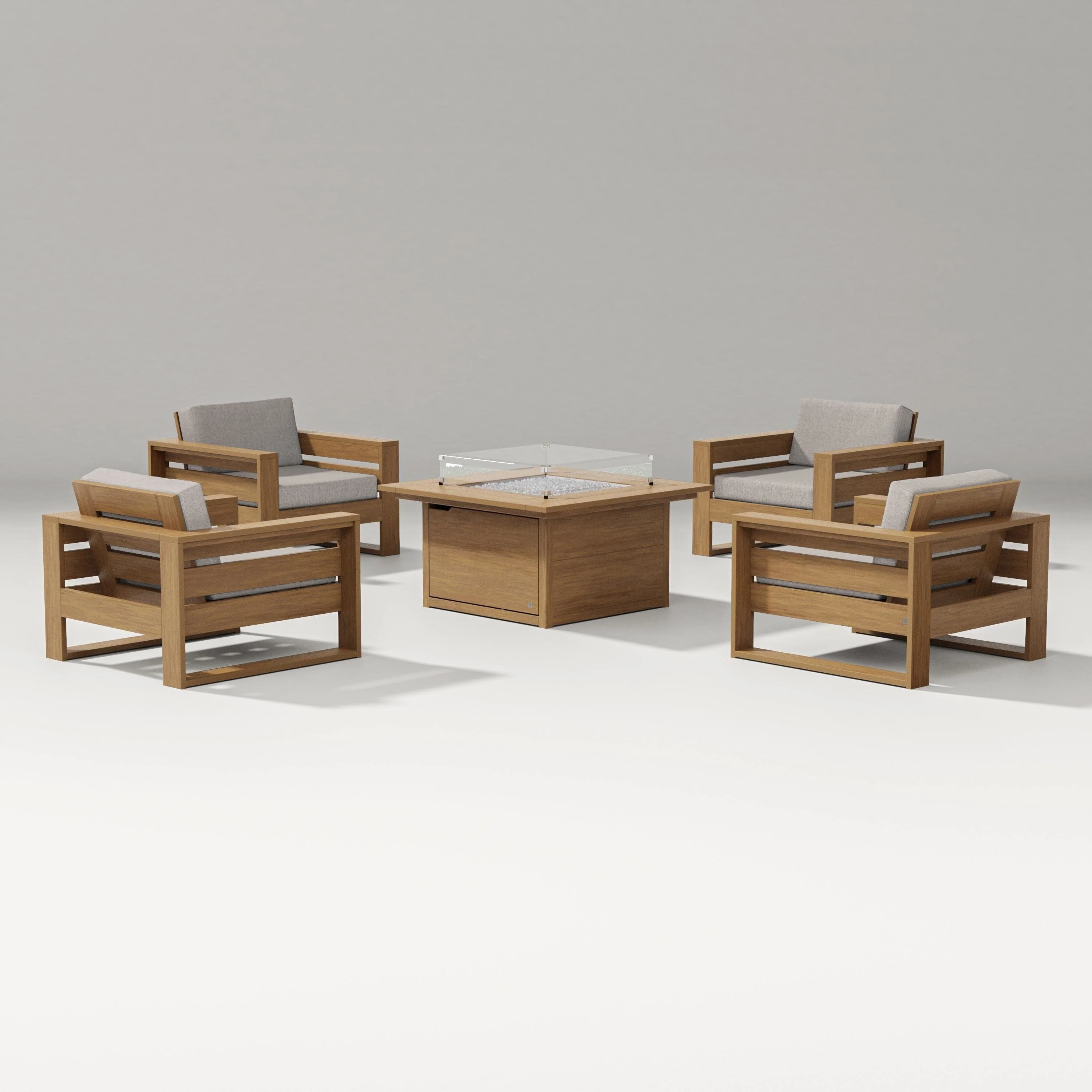 Latitude 5-Piece Lounge Fire Table Set - Image 72