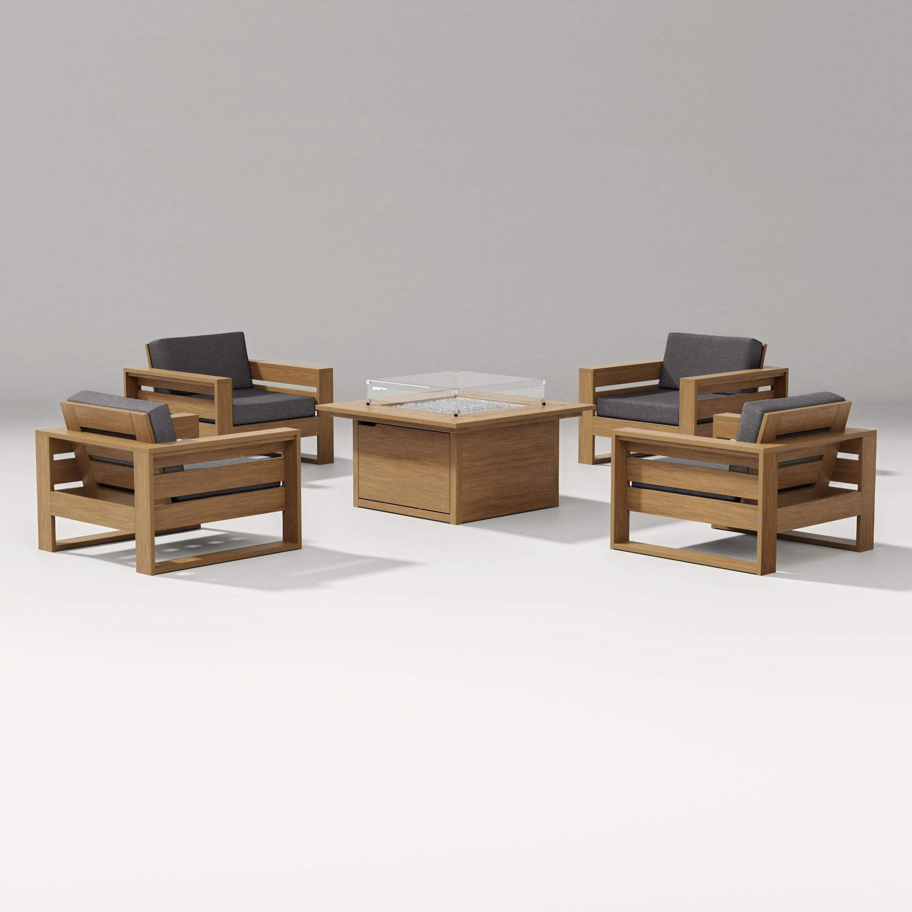 Latitude 5-Piece Lounge Fire Table Set - Image 73
