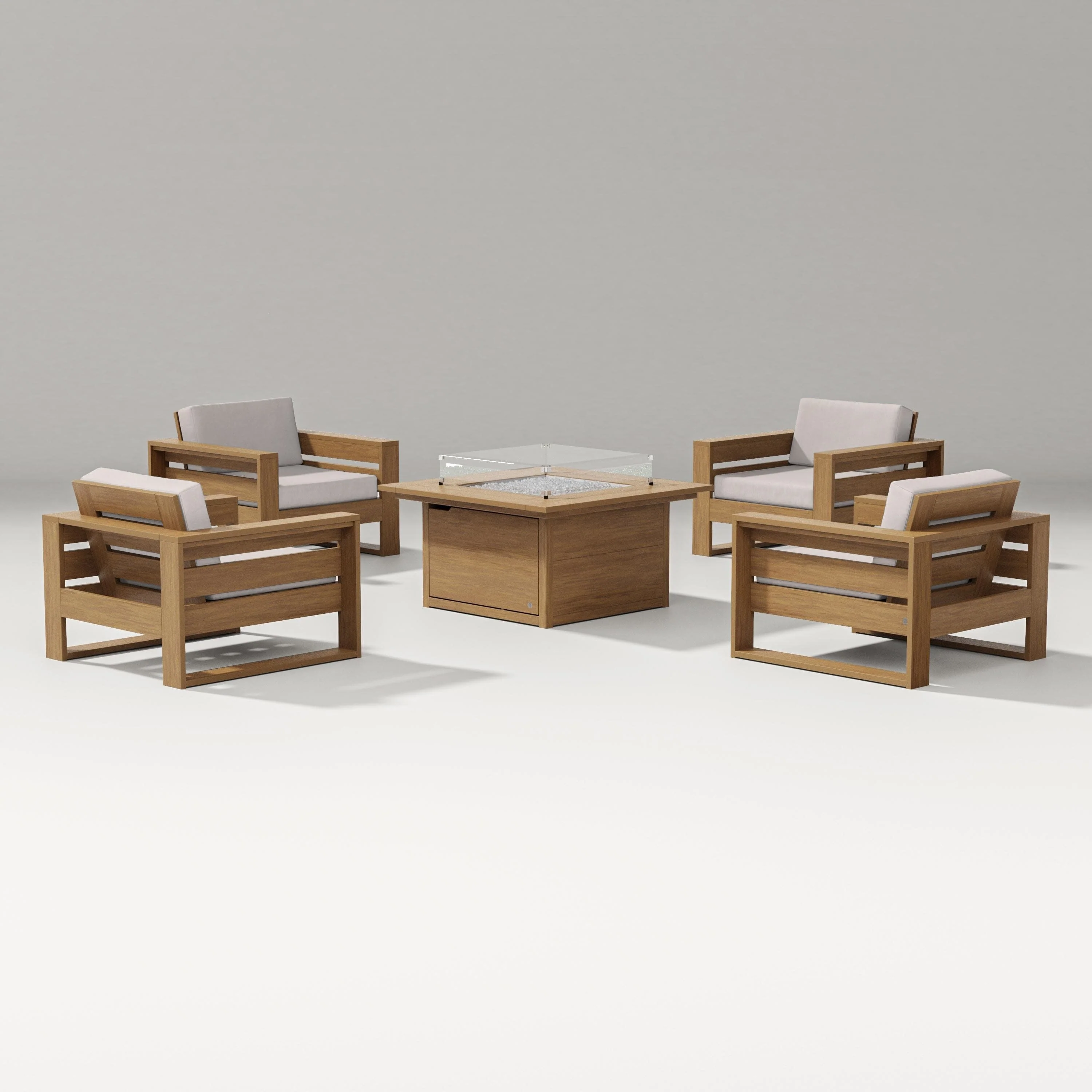 Latitude 5-Piece Lounge Fire Table Set - Image 75