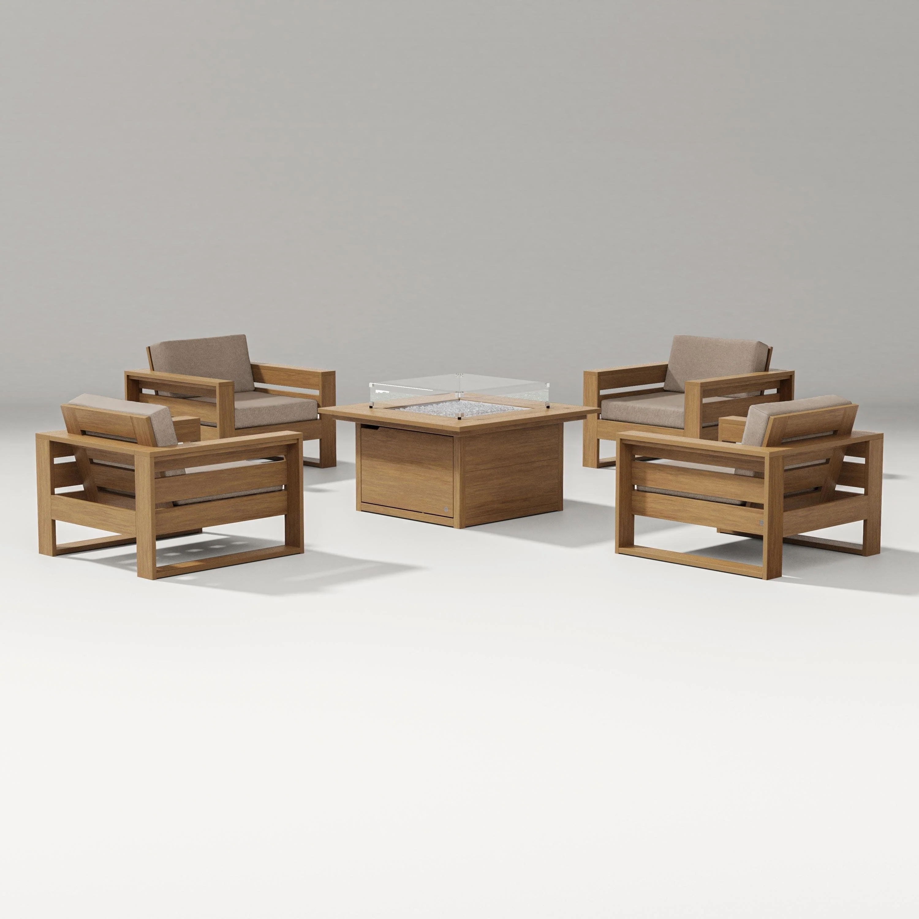 Latitude 5-Piece Lounge Fire Table Set - Image 76