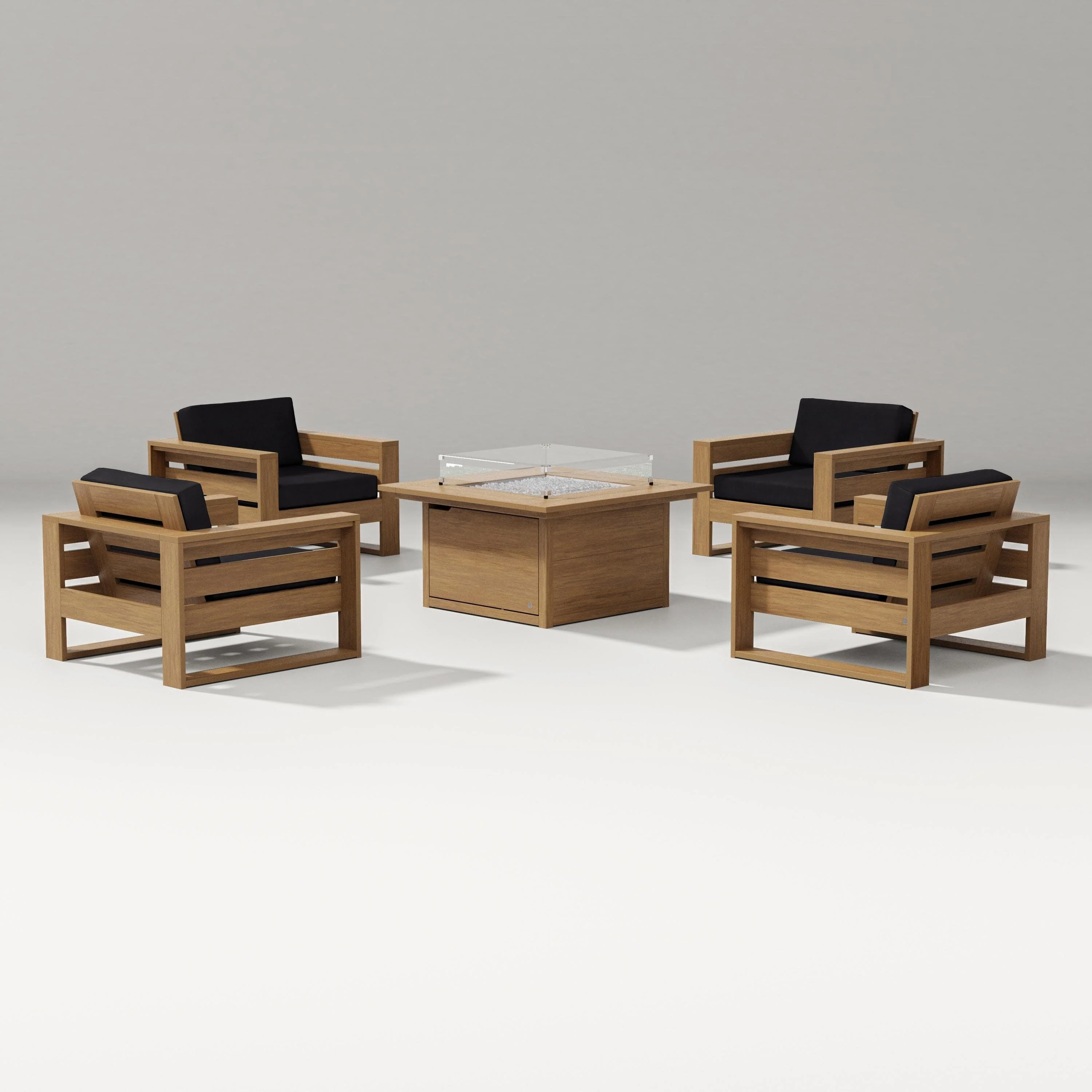 Latitude 5-Piece Lounge Fire Table Set - Image 78