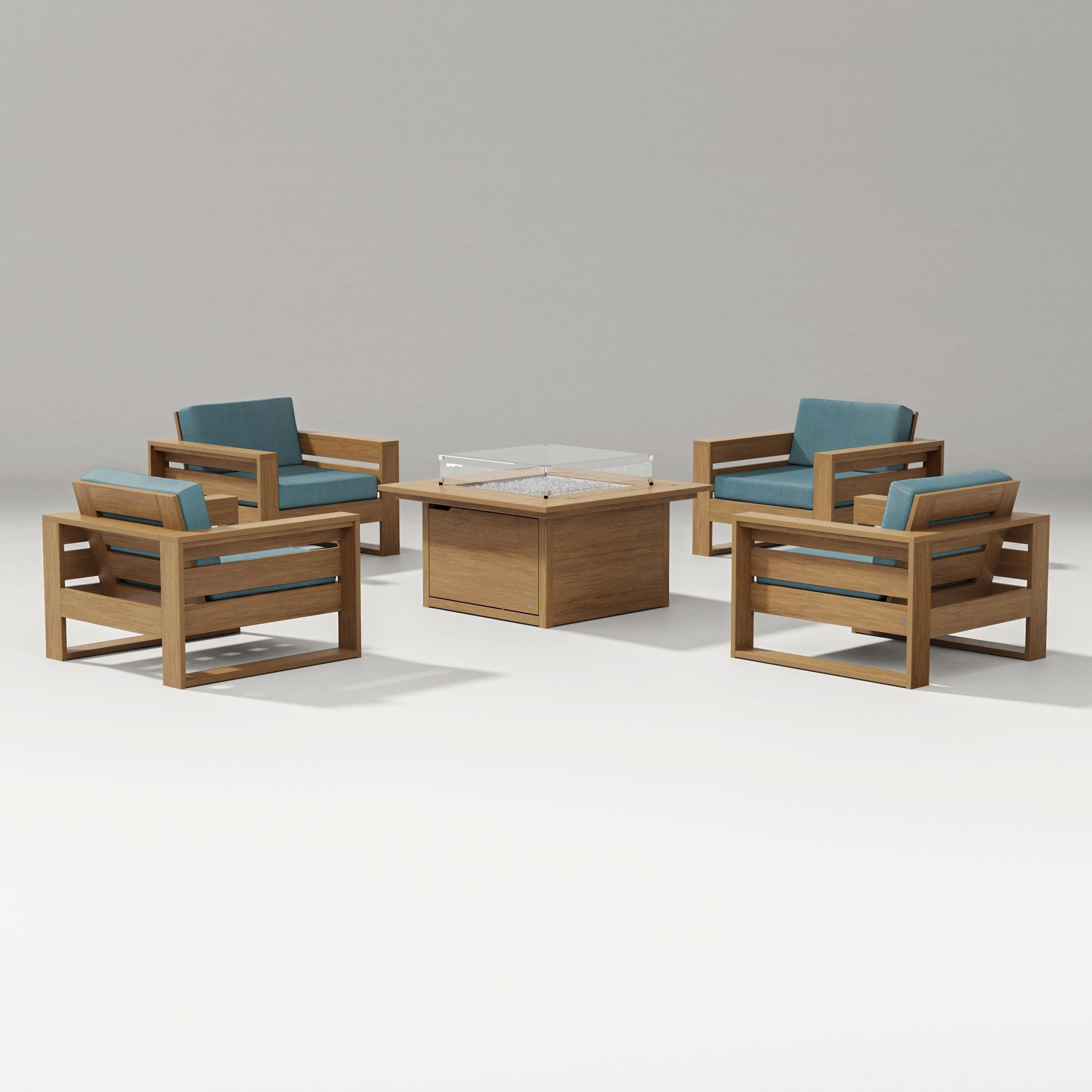 Latitude 5-Piece Lounge Fire Table Set - Image 79