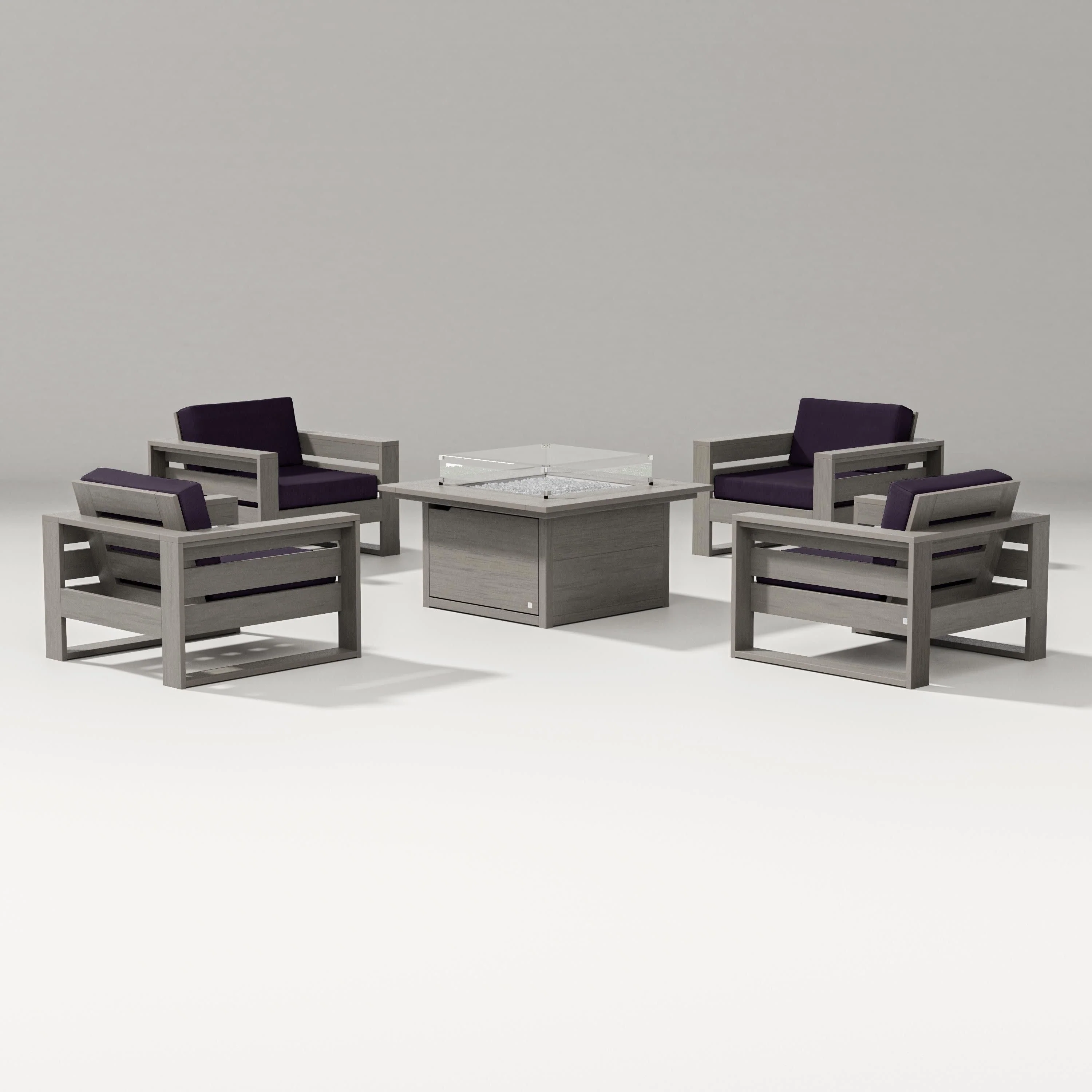 Latitude 5-Piece Lounge Fire Table Set - Image 8
