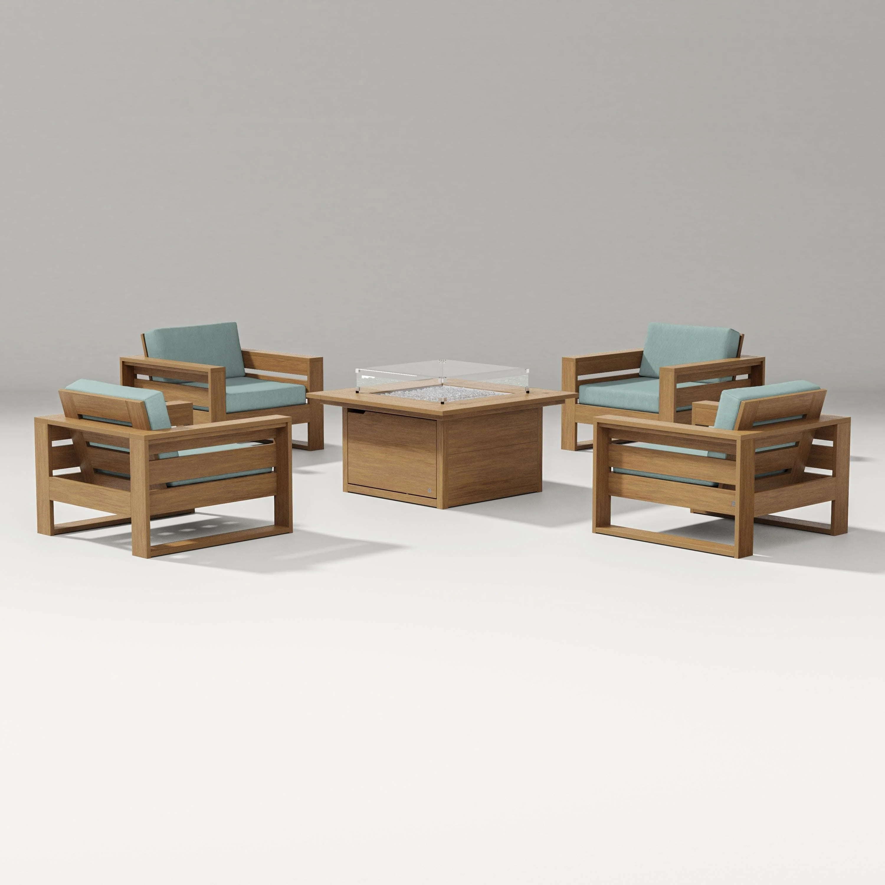 Latitude 5-Piece Lounge Fire Table Set - Image 80