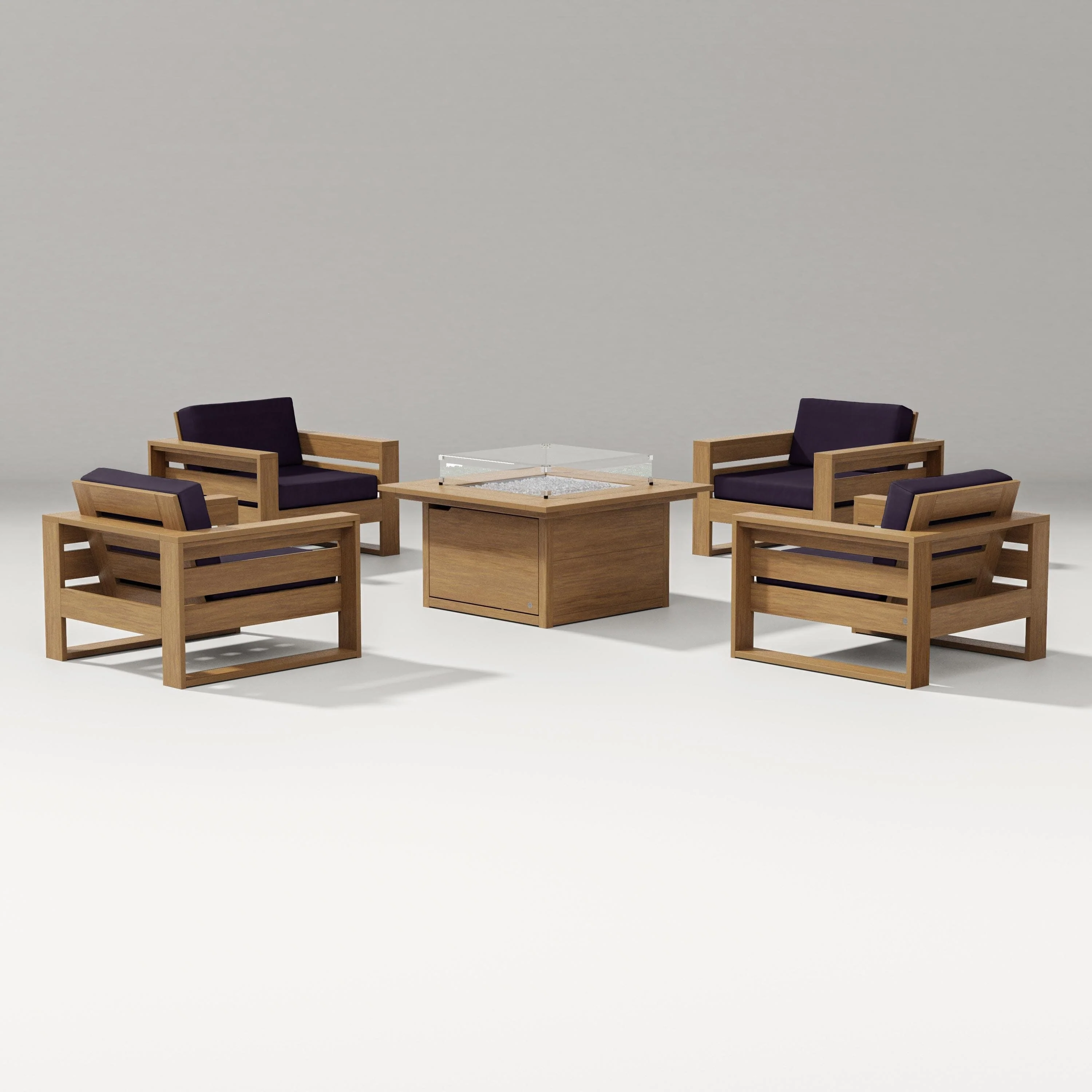Latitude 5-Piece Lounge Fire Table Set - Image 83