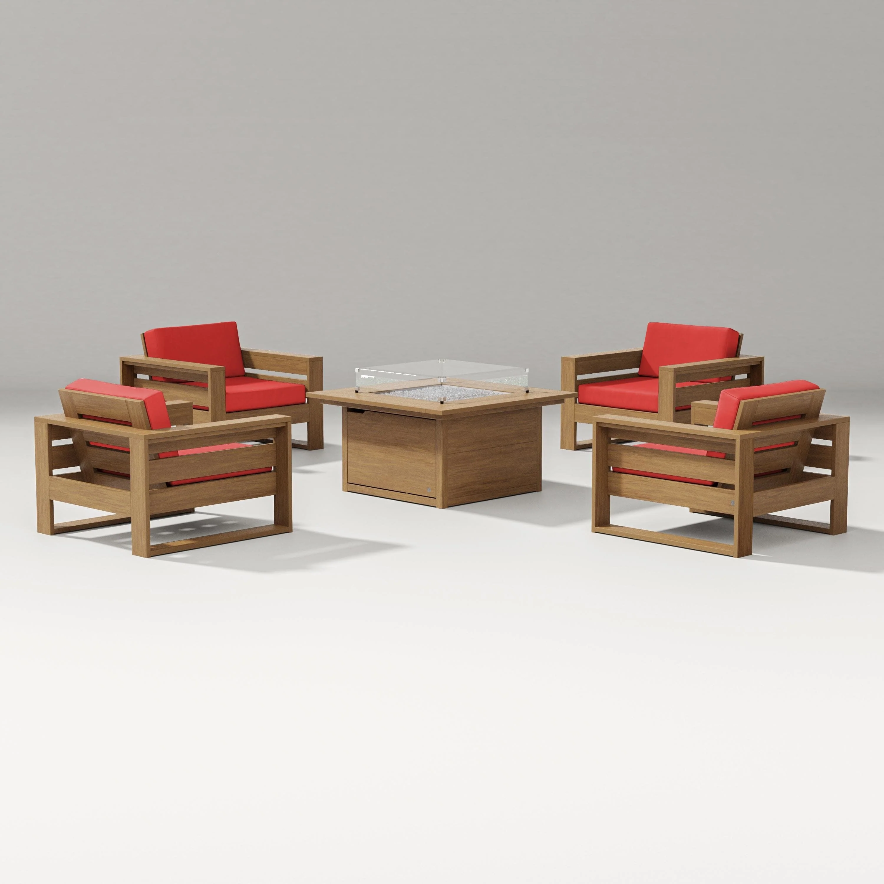 Latitude 5-Piece Lounge Fire Table Set - Image 84