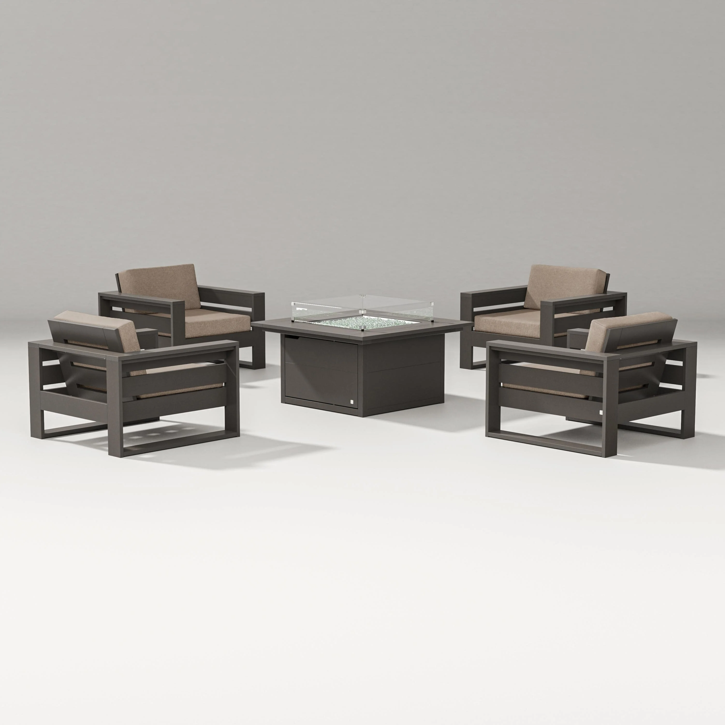 Latitude 5-Piece Lounge Fire Table Set - Image 9