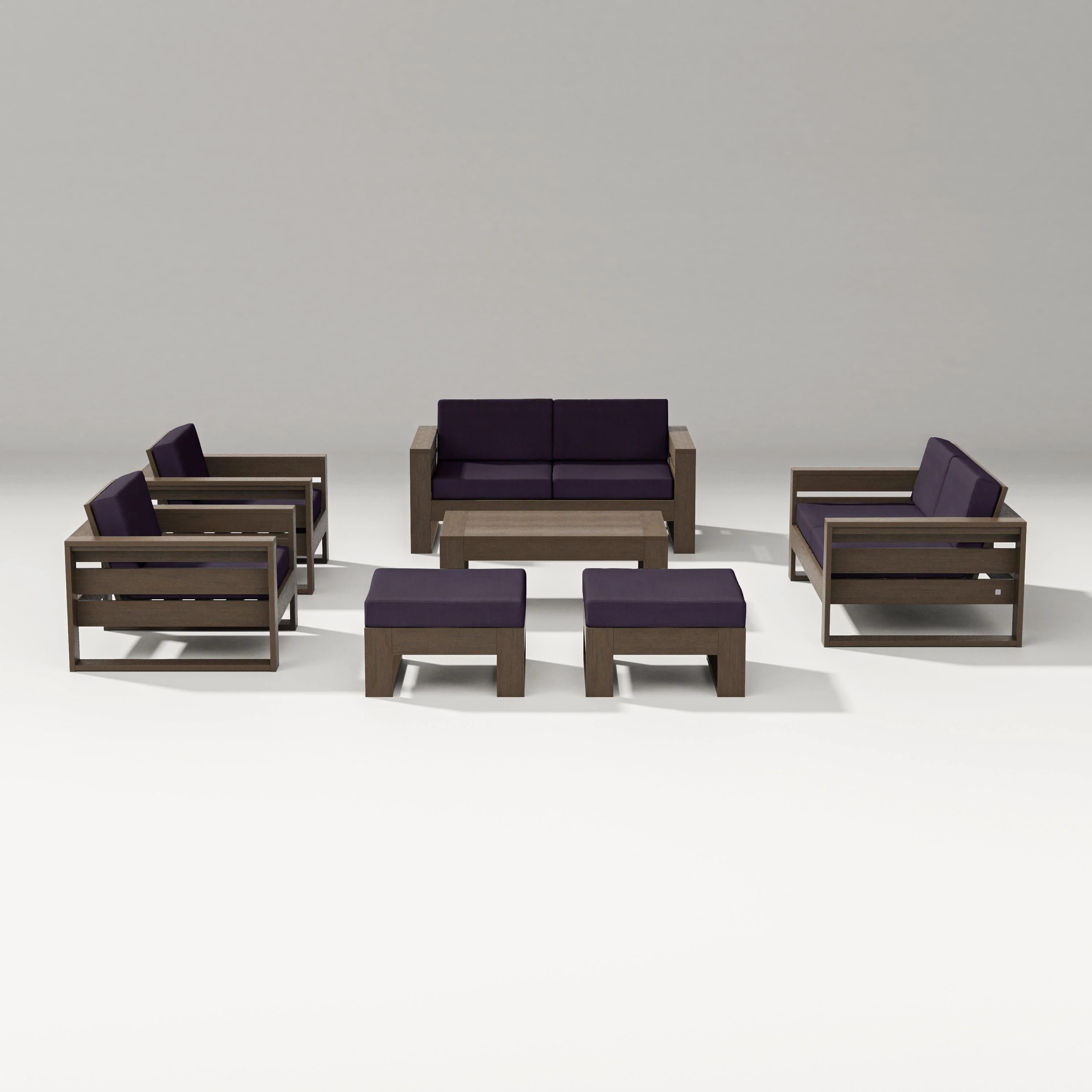 Latitude 7-Piece Lounge Loveseat Set - Image 10