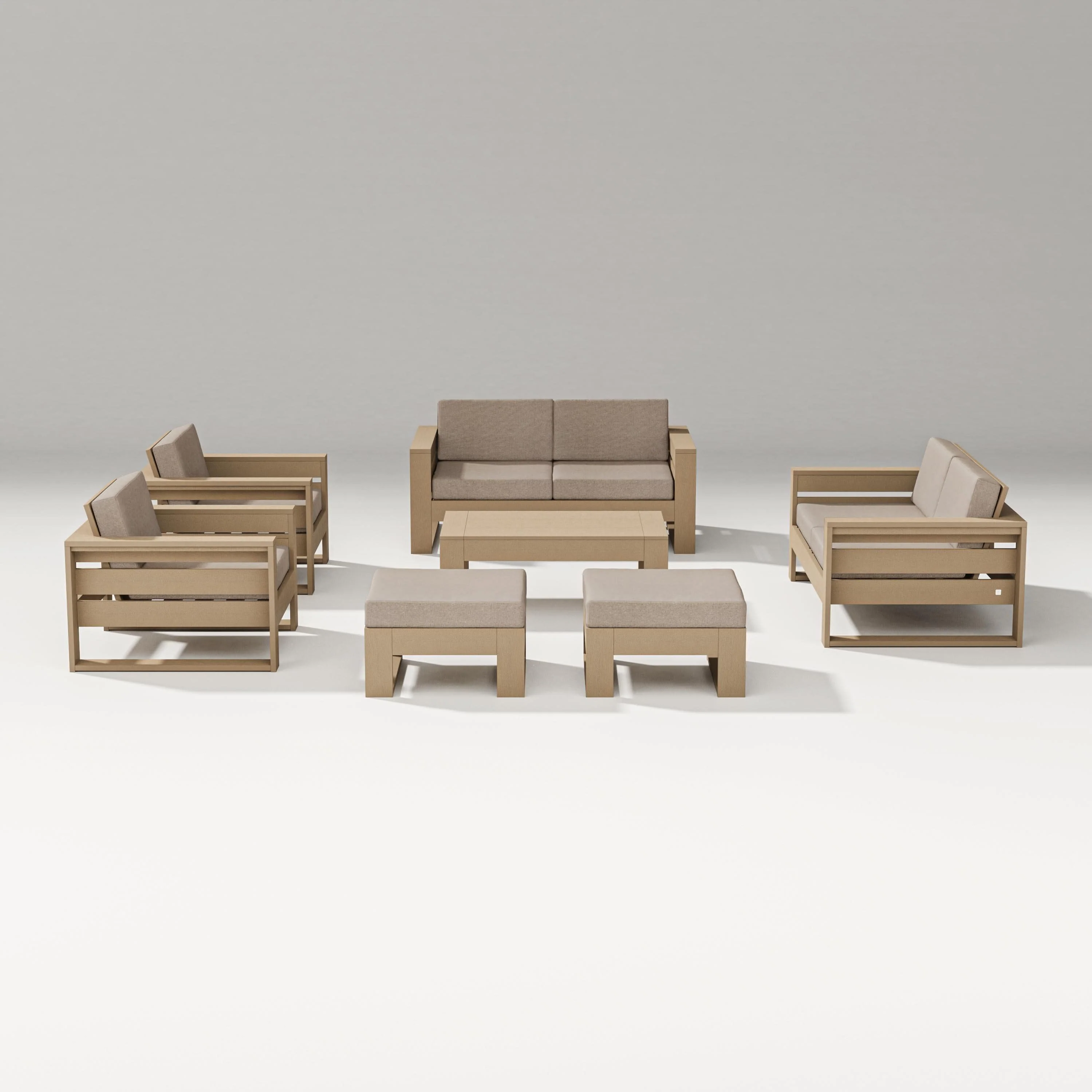 Latitude 7-Piece Lounge Loveseat Set - Image 21