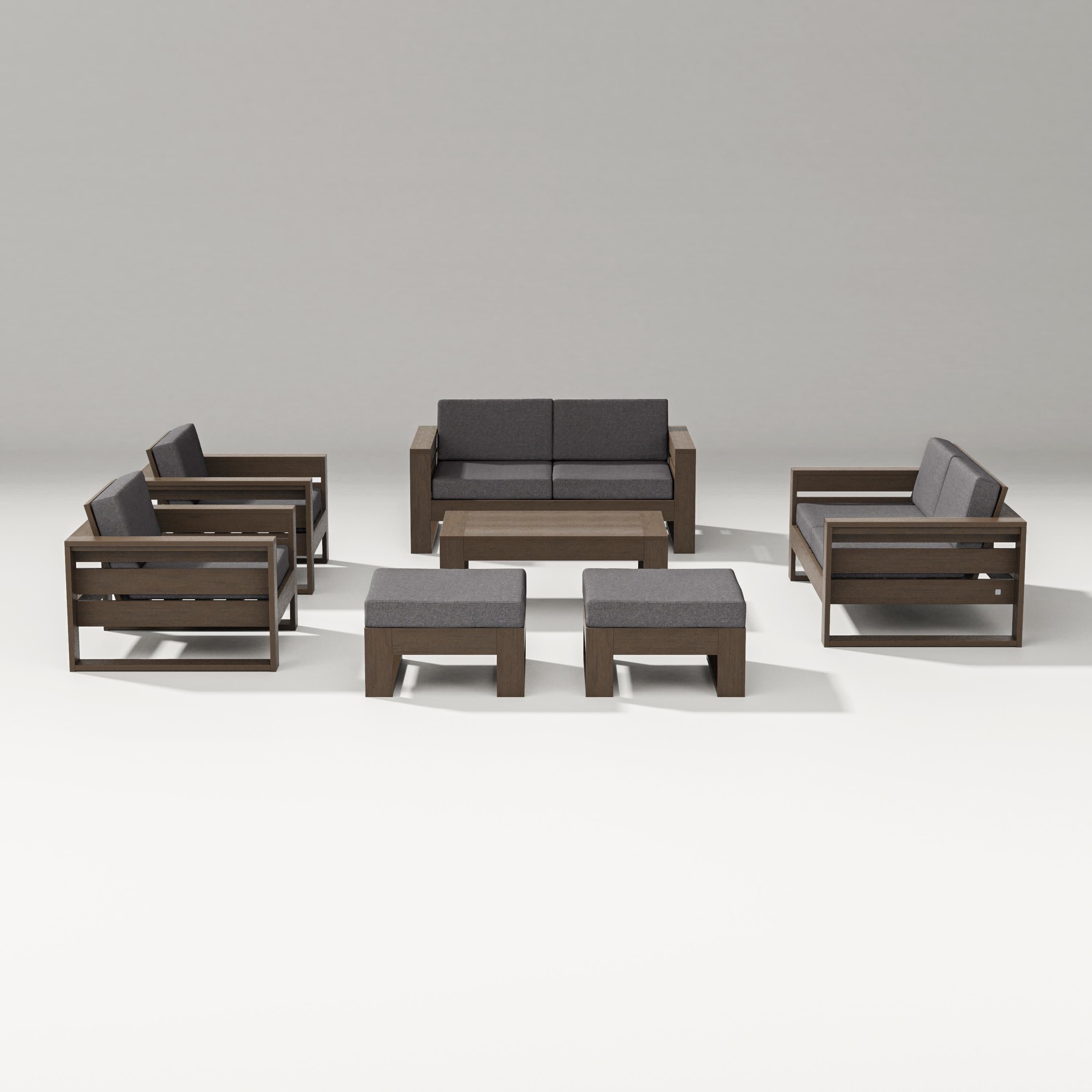 Latitude 7-Piece Lounge Loveseat Set - Image 28