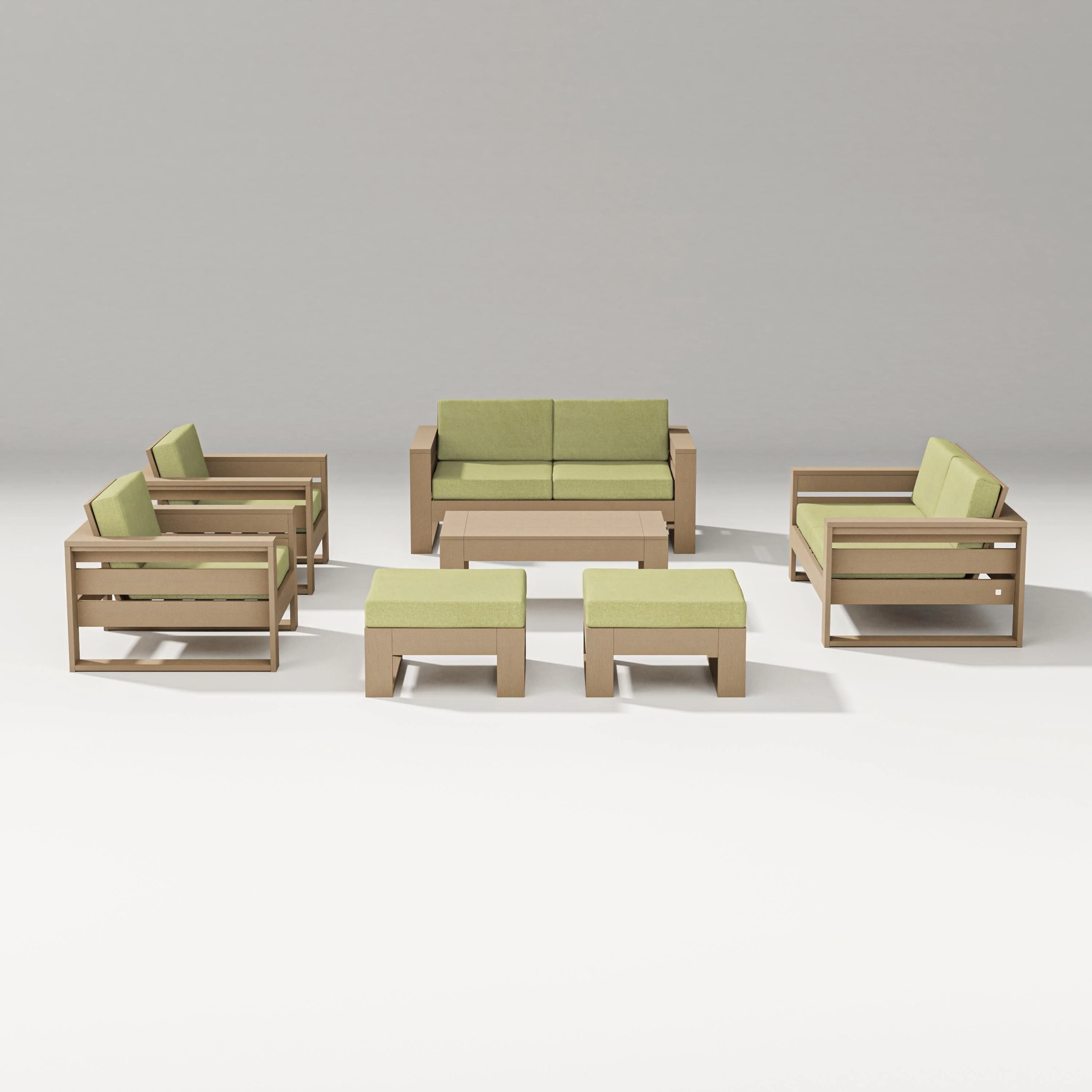 Latitude 7-Piece Lounge Loveseat Set - Image 29