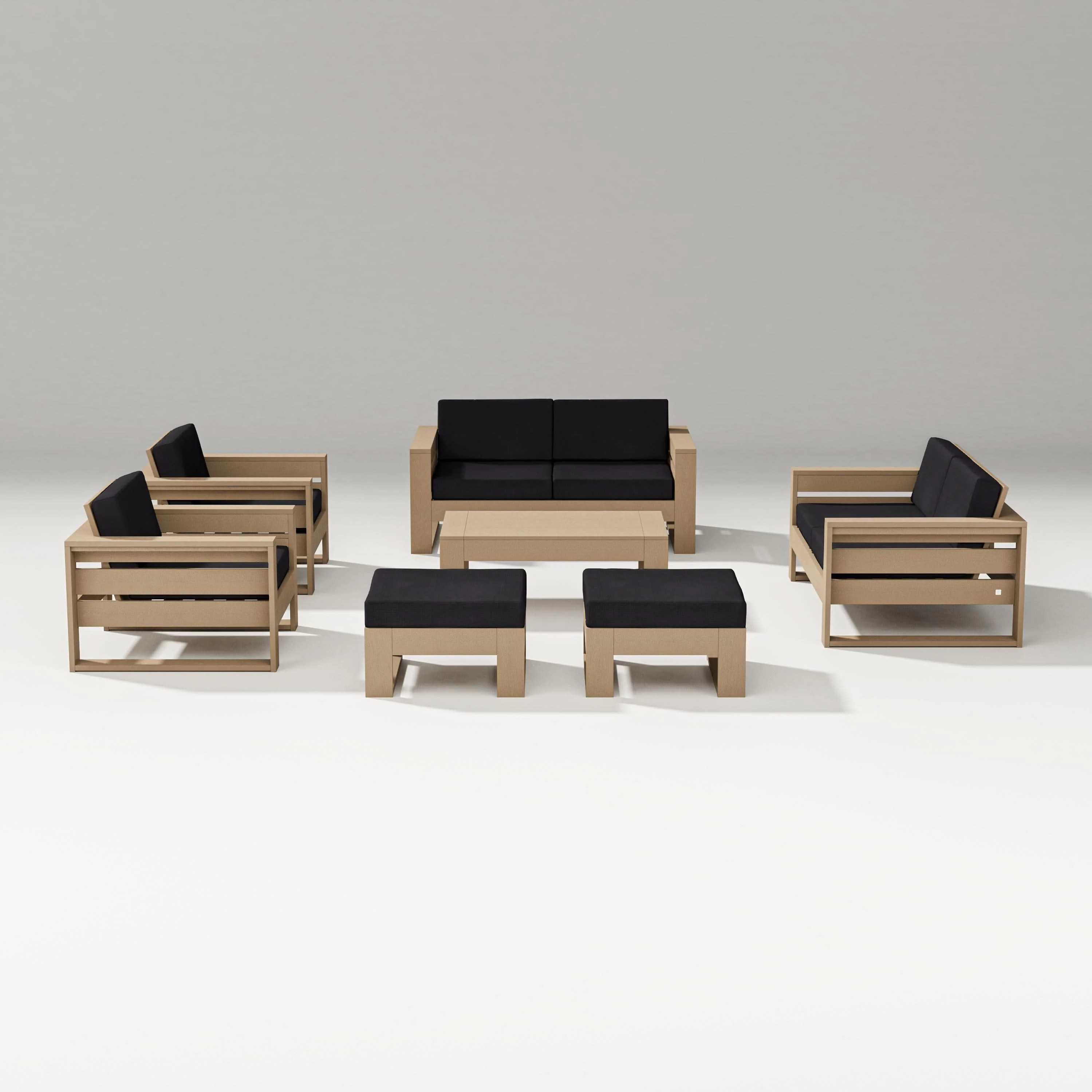 Latitude 7-Piece Lounge Loveseat Set - Image 3